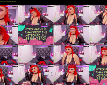 pyrowayne — 59 minute Chaturbate female cam show recording, 720p, Oct 21, 2020
