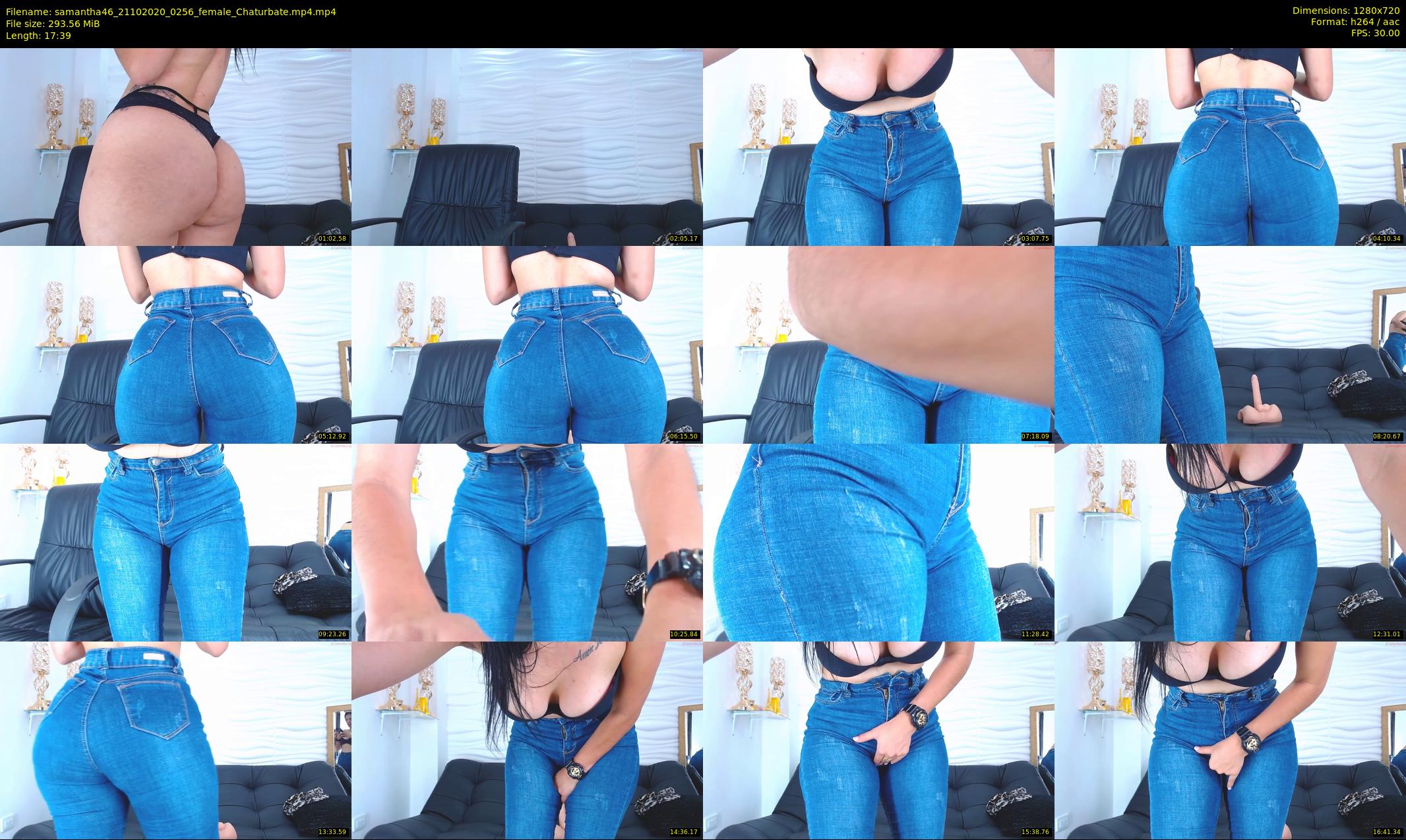samantha46 — 18 minute Chaturbate female cam show recording, 720p, Oct 21, 2020