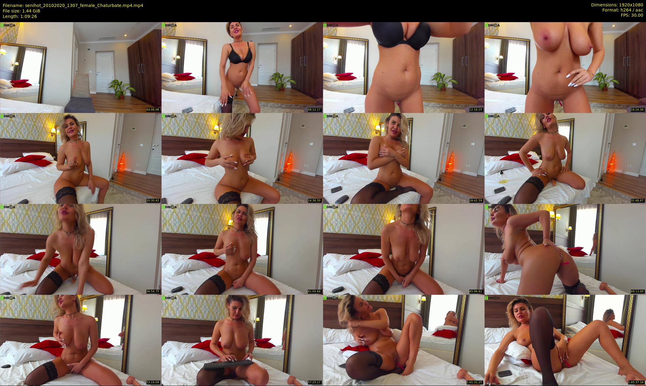 senihot — 70 minute Chaturbate female cam show recording, 1080p, Oct 20, 2020