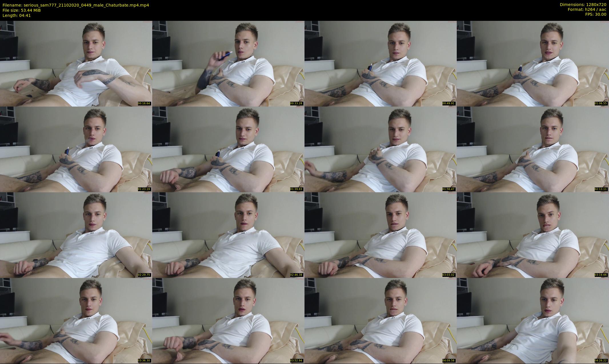 serious_sam777 — 5 minute Chaturbate male cam show recording, 720p, Oct 21, 2020