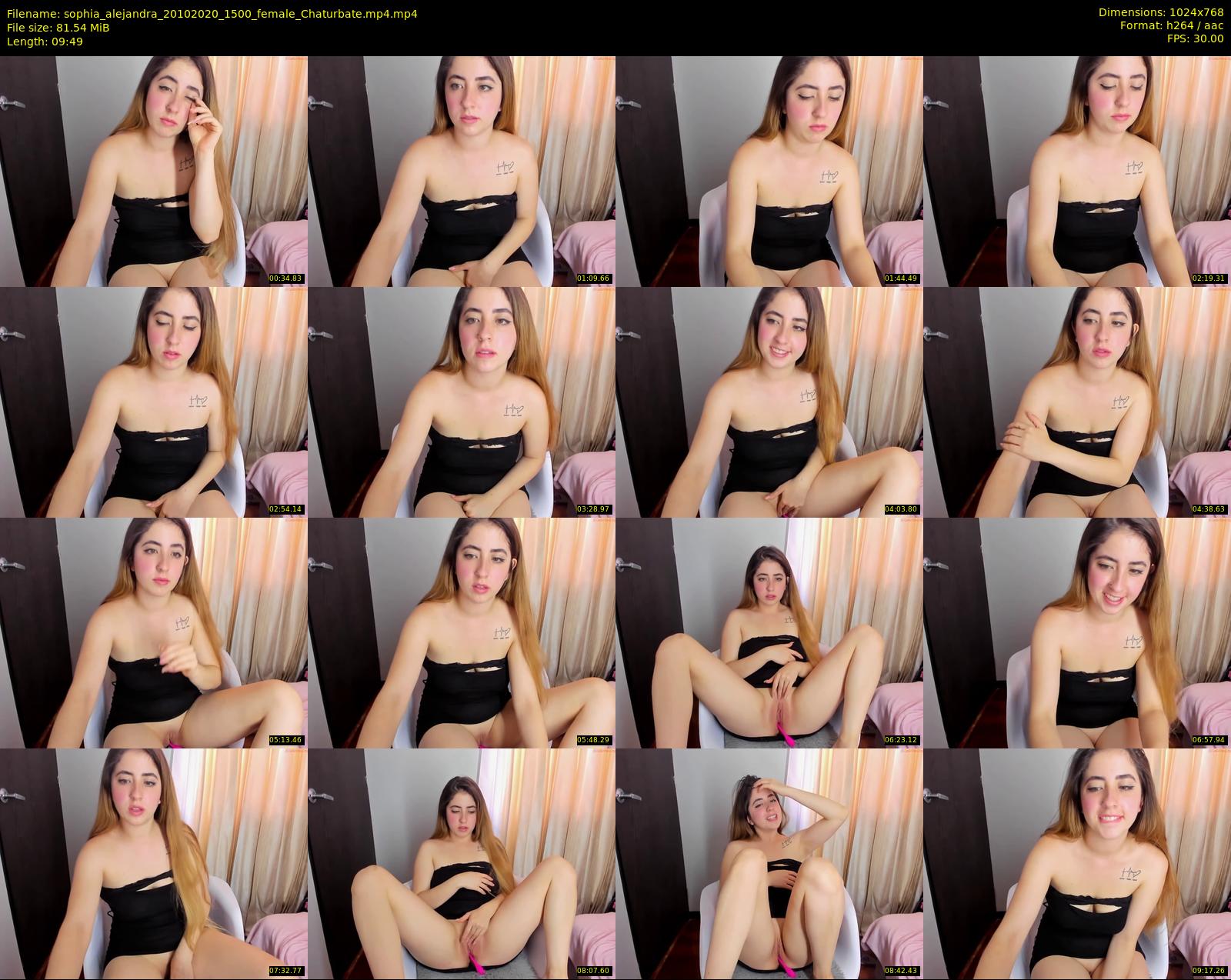 sophia_alejandra — 10 minute Chaturbate female cam show recording, 720p, Oct 20, 2020