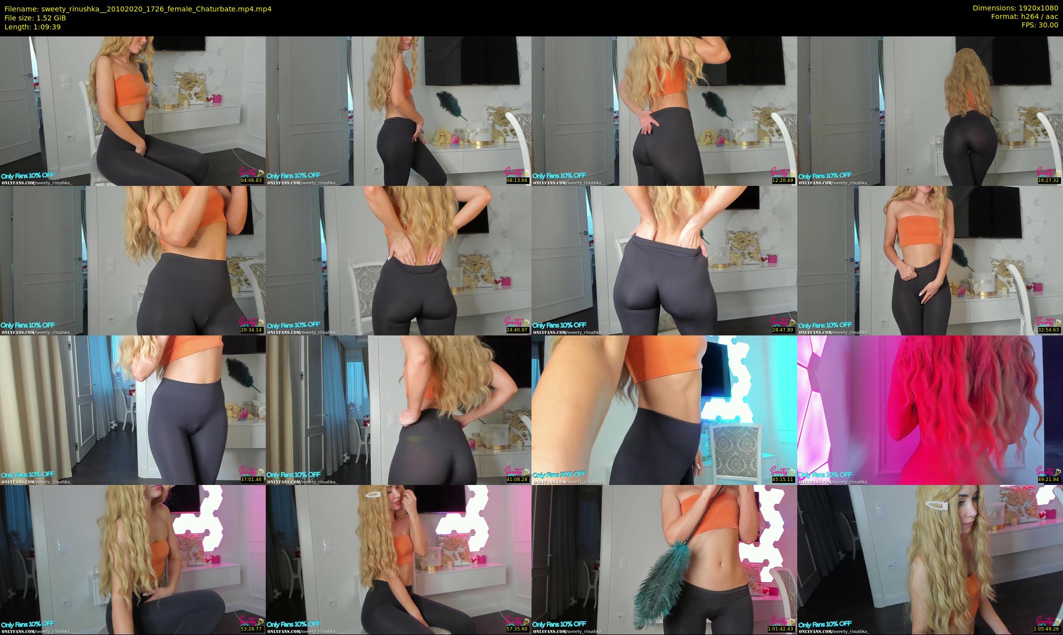 sweety_rinushka_ — 70 minute Chaturbate female cam show recording, 1080p, Oct 20, 2020