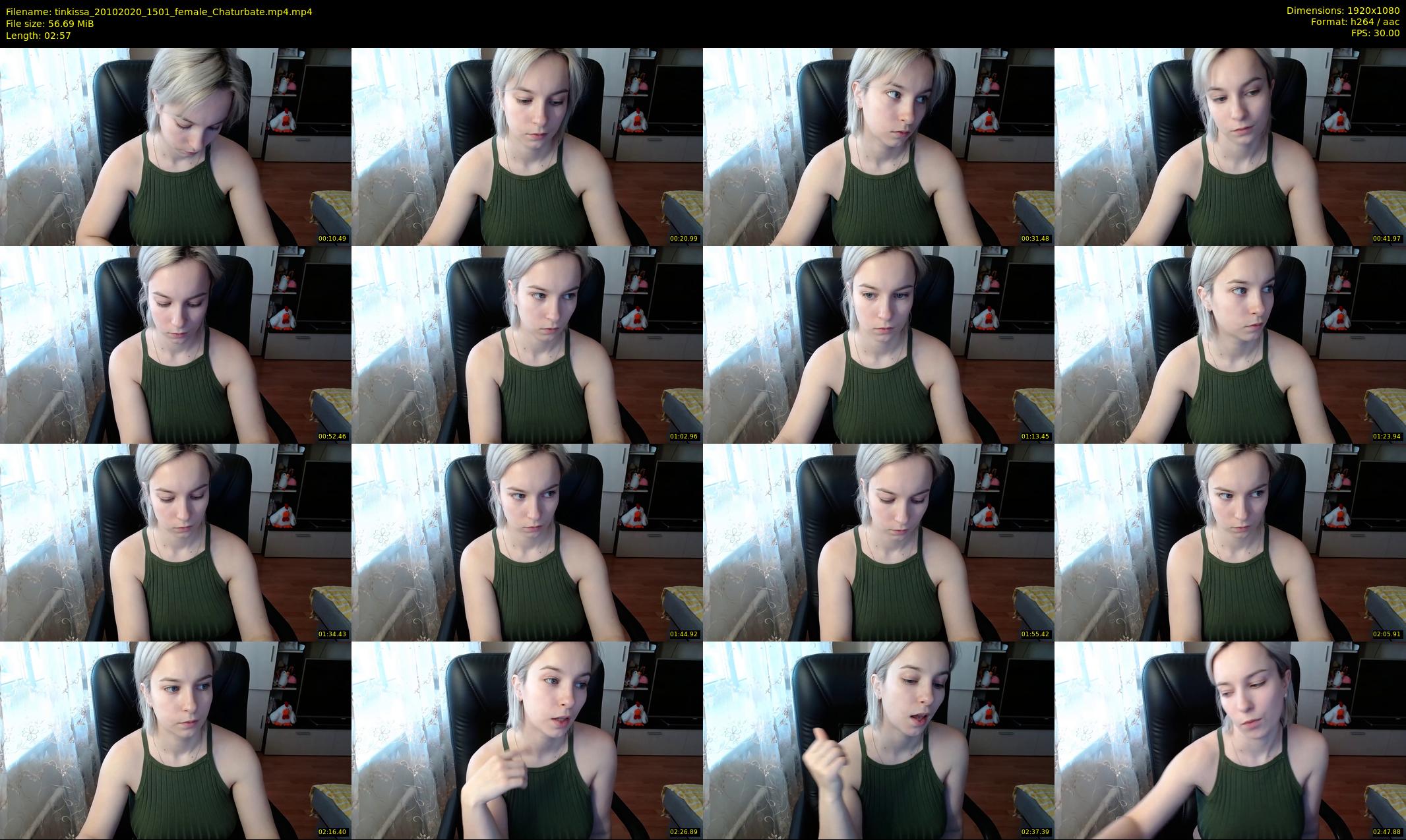 tinkissa — 3 minute Chaturbate couple cam show recording, 1080p, Oct 20, 2020
