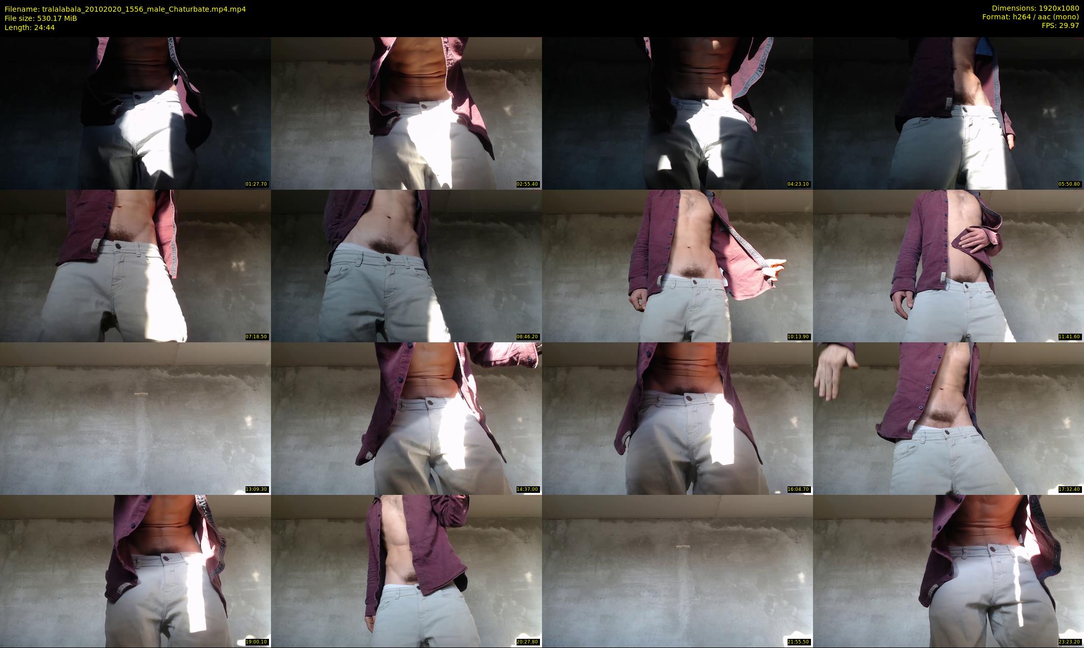 tralalabala — 25 minute Chaturbate male cam show recording, 1080p, Oct 20, 2020