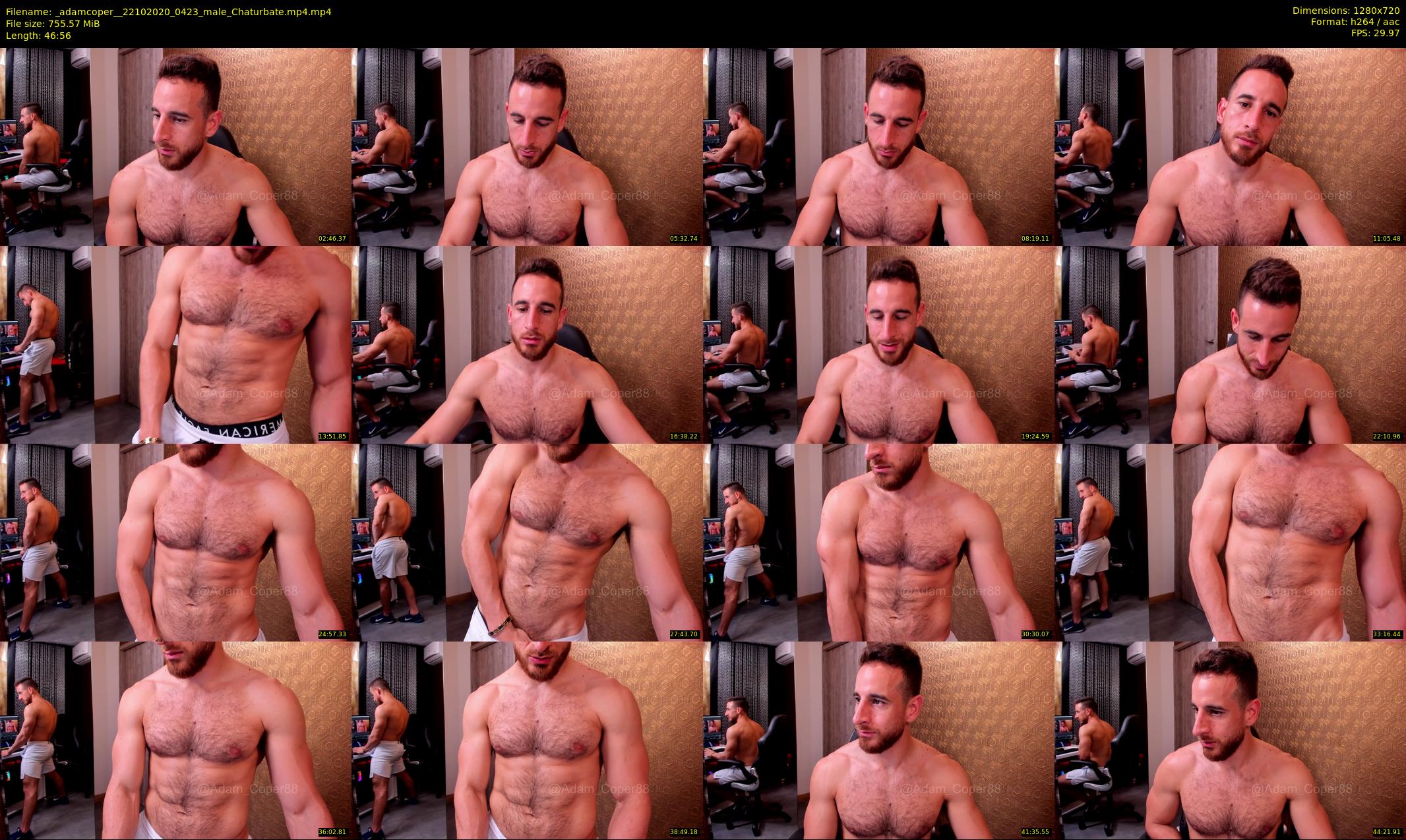 _adamcoper_ — 47 minute Chaturbate male cam show recording, 720p, Oct 22, 2020