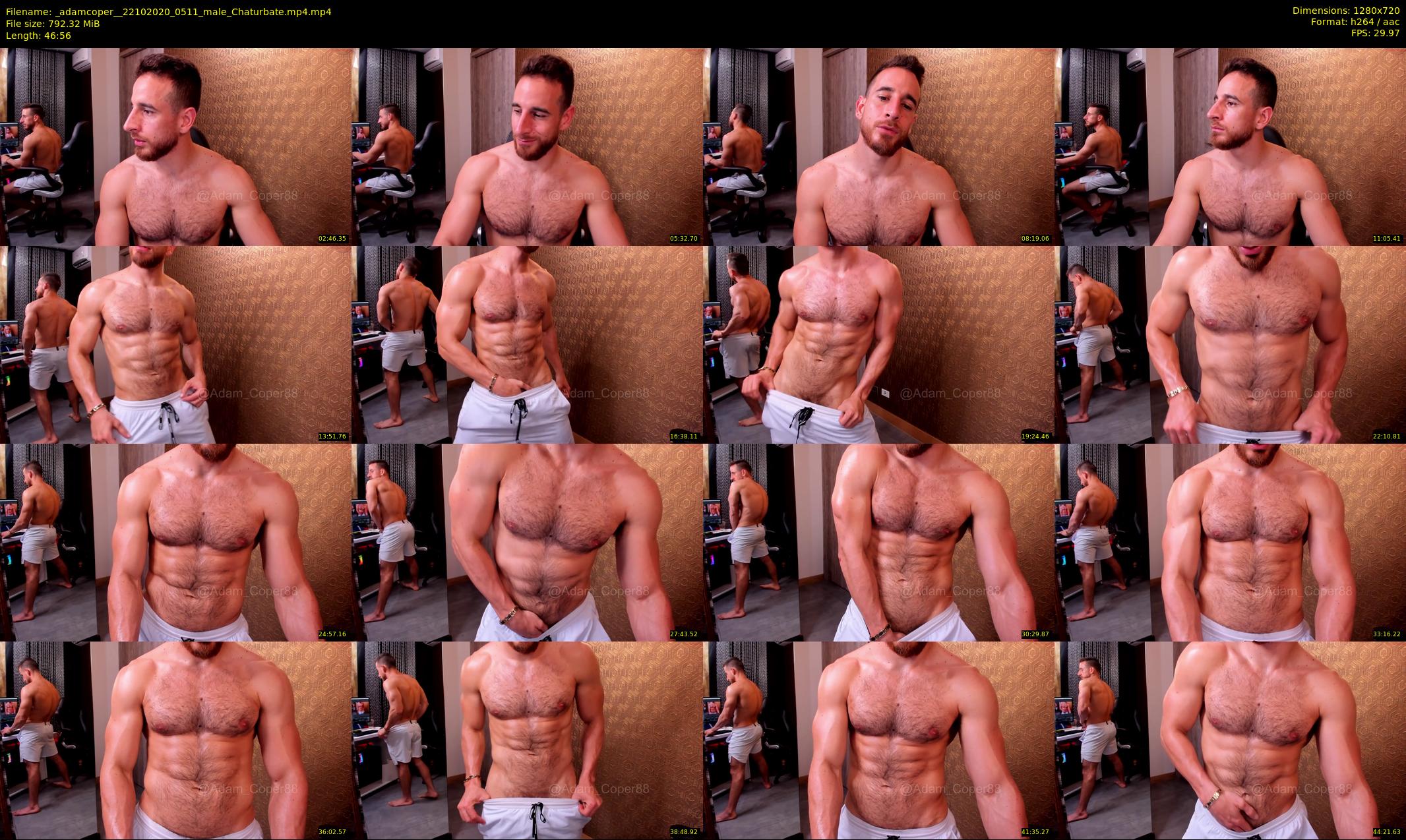 _adamcoper_ — 47 minute Chaturbate male cam show recording, 720p, Oct 22, 2020