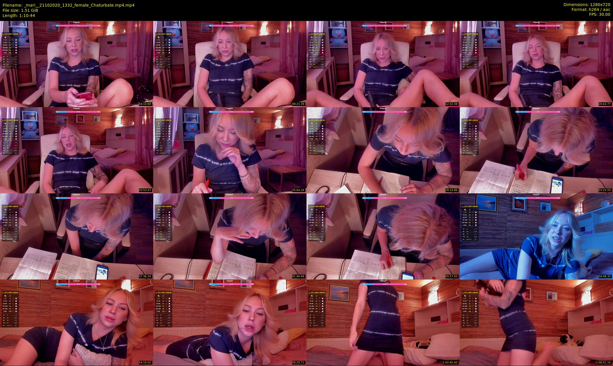 _mari_ — 71 minute Chaturbate female cam show recording, 720p, Oct 21, 2020