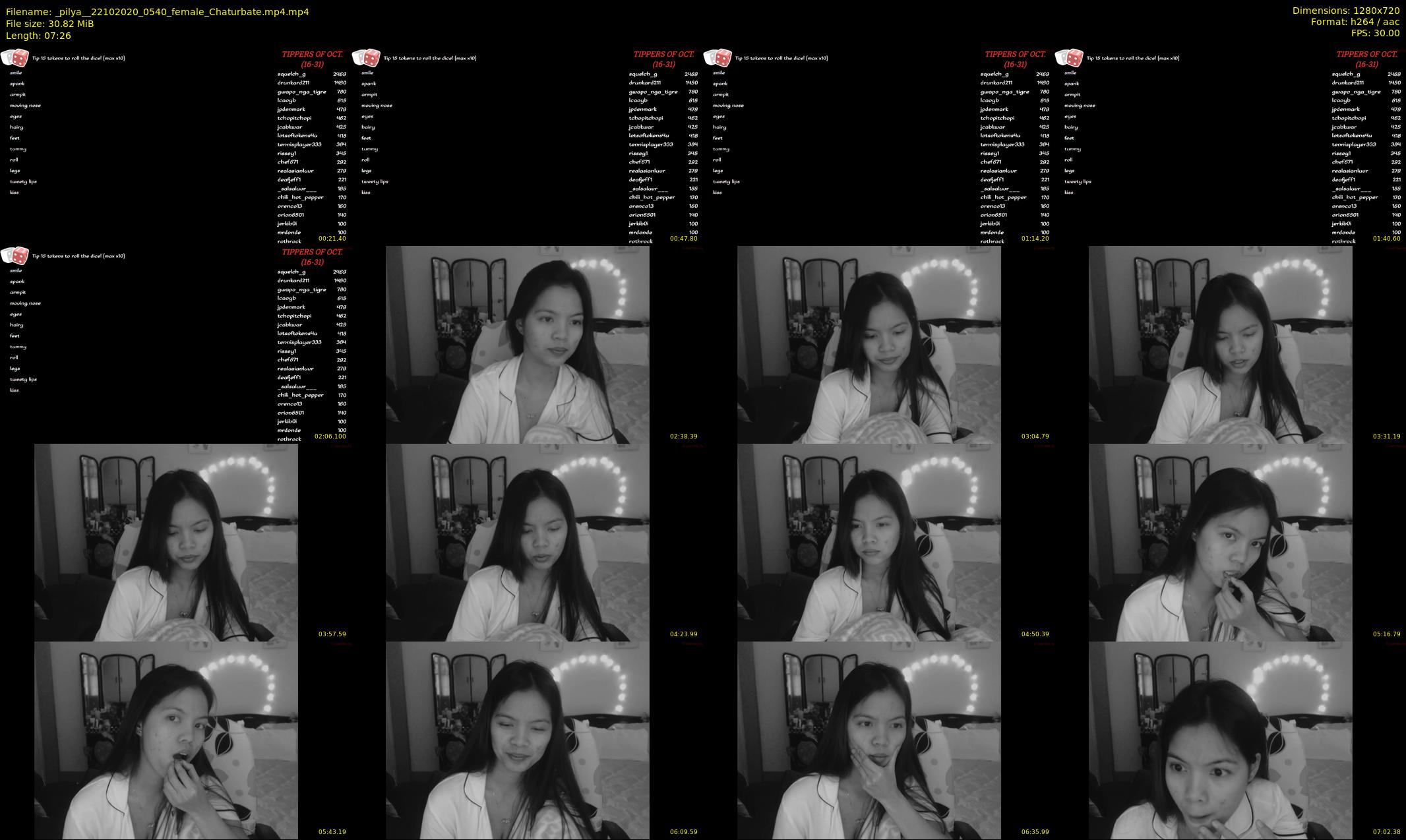 _pilya_ — 8 minute Chaturbate female cam show recording, 720p, Oct 22, 2020