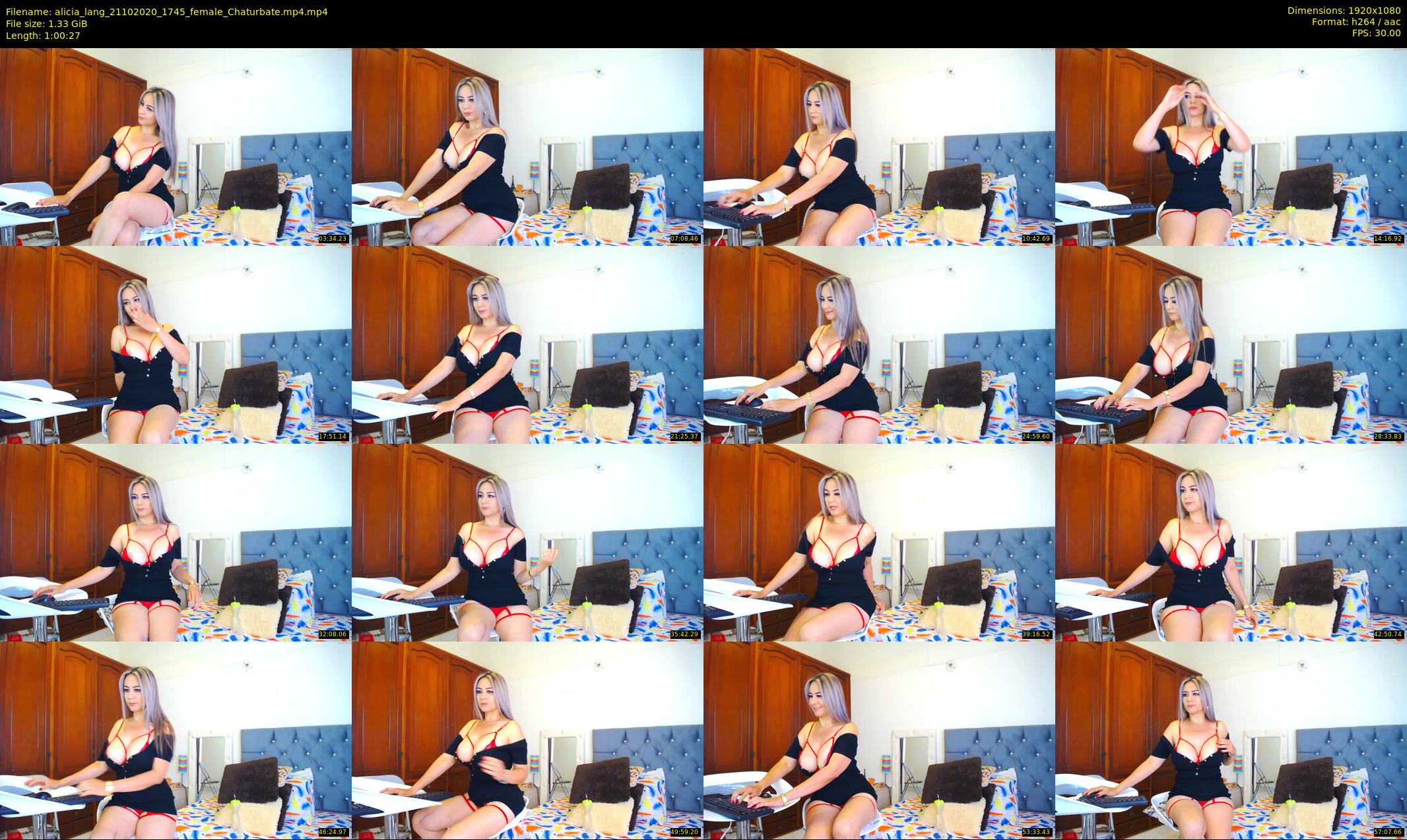 alicia_lang — 61 minute Chaturbate female cam show recording, 1080p, Oct 21, 2020