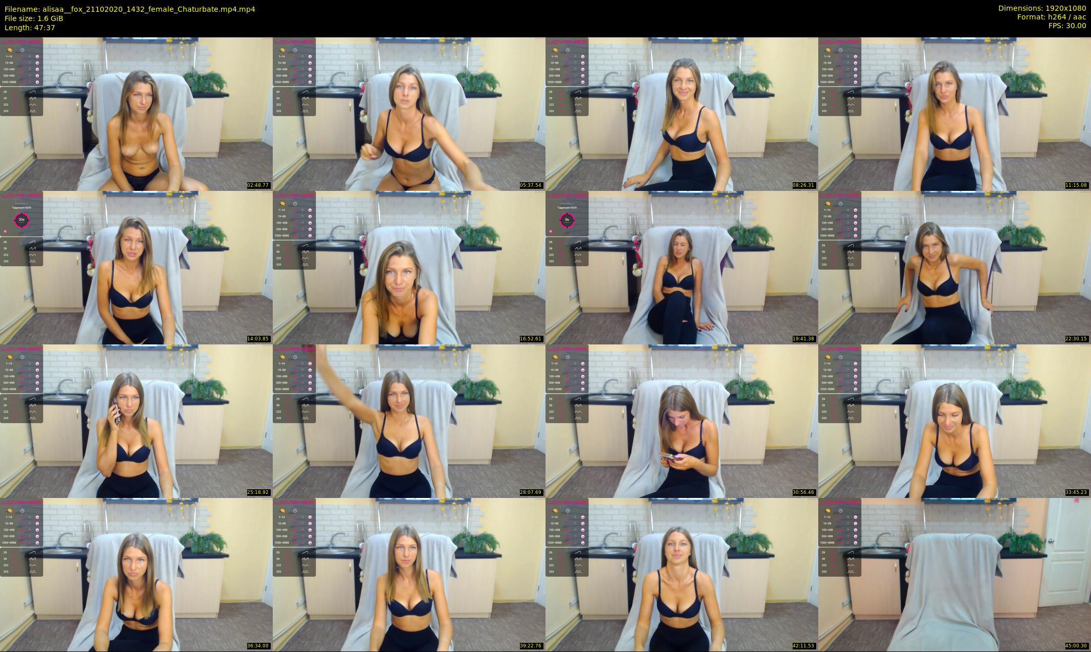 alisaa__fox — 48 minute Chaturbate female cam show recording, 1080p, Oct 21, 2020