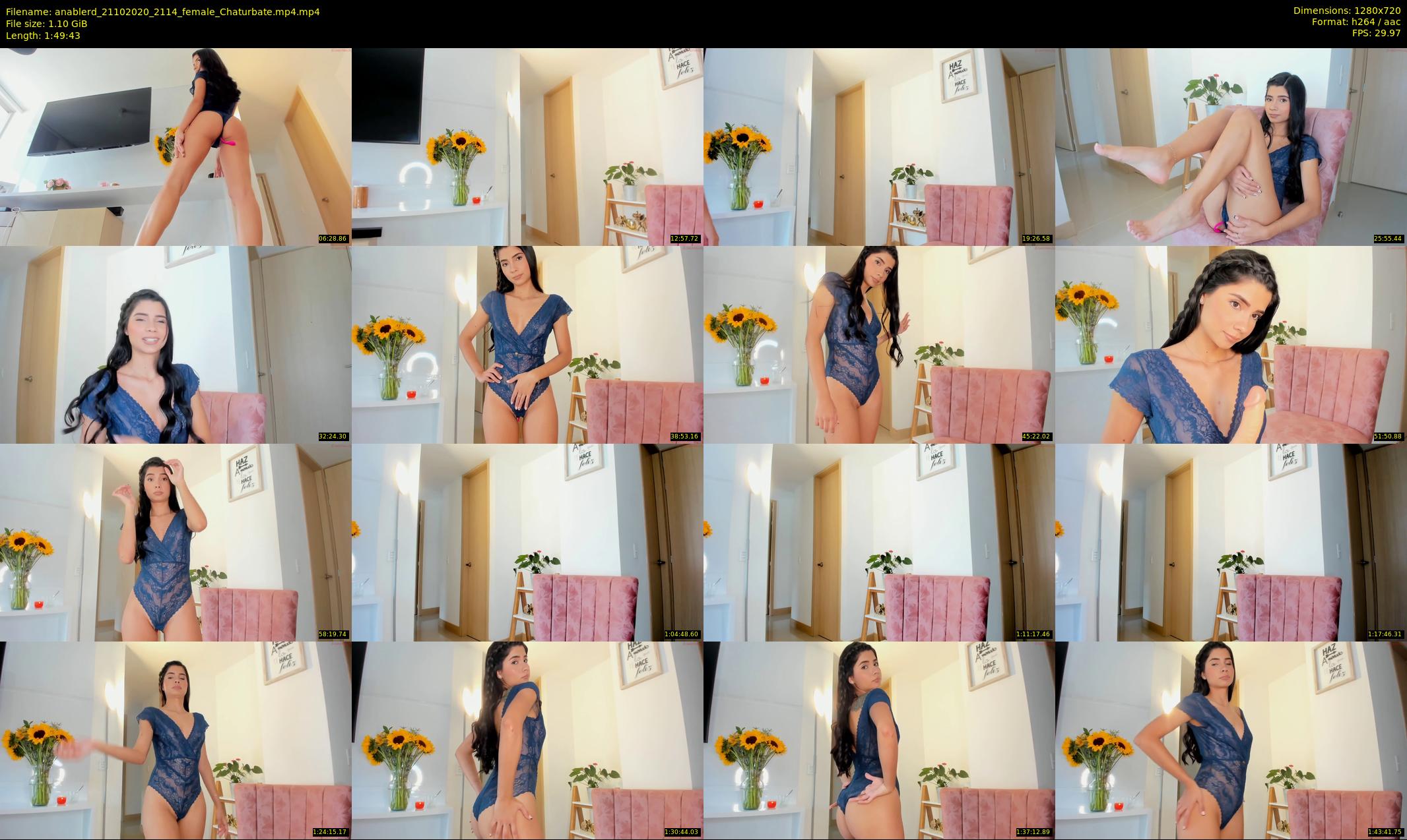 anablerd — 110 minute Chaturbate female cam show recording, 720p, Oct 21, 2020