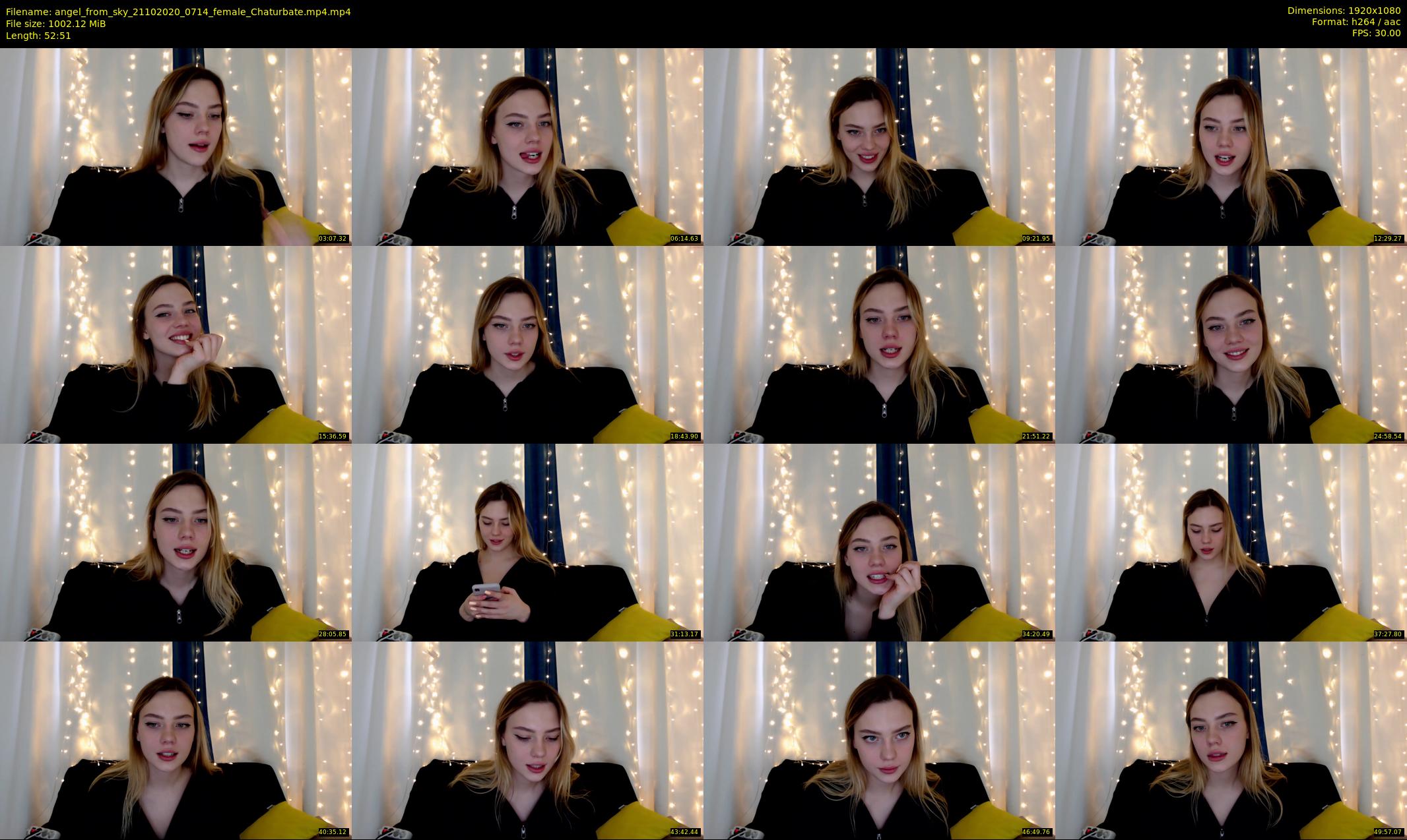 angel_from_sky — 53 minute Chaturbate female cam show recording, 1080p, Oct 21, 2020