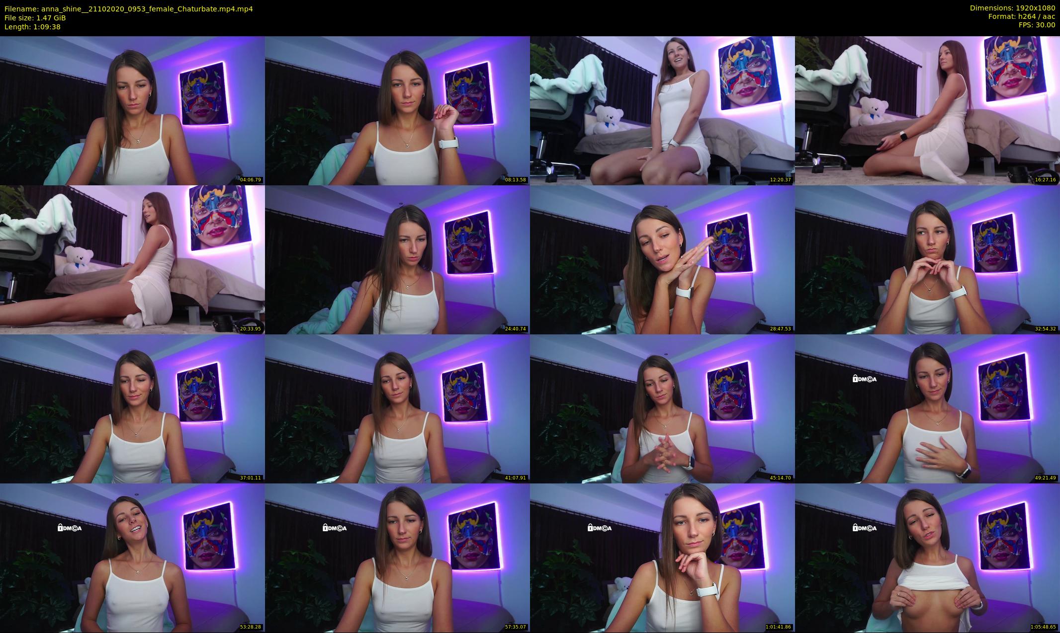 anna_shine_ — 70 minute Chaturbate female cam show recording, 1080p, Oct 21, 2020