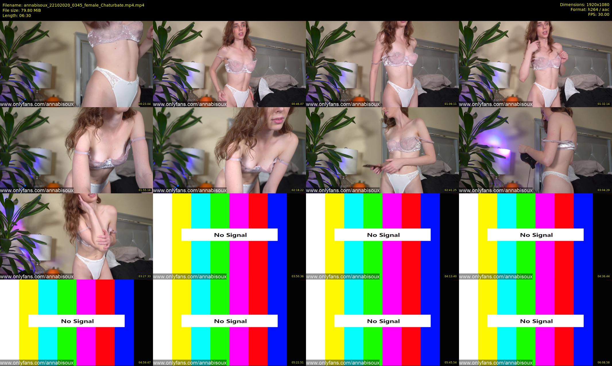 annabisoux — 7 minute Chaturbate female cam show recording, 1080p, Oct 22, 2020