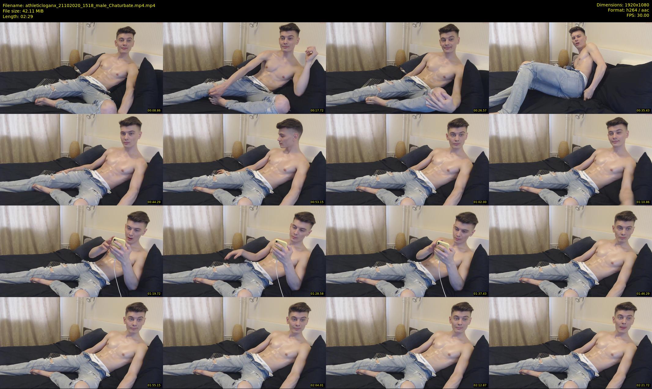 athleticloganx — 3 minute Chaturbate male cam show recording, 1080p, Oct 21, 2020
