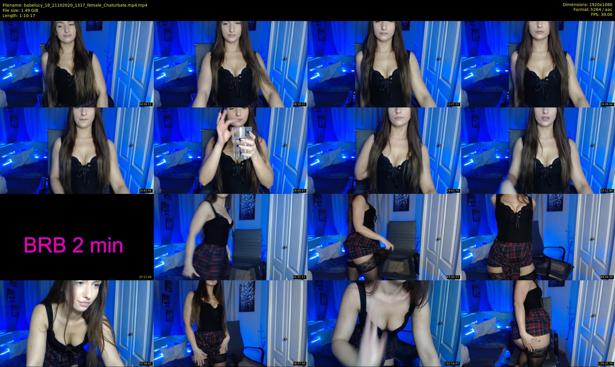 babelucy_18 — 71 minute Chaturbate female cam show recording, 1080p, Oct 21, 2020