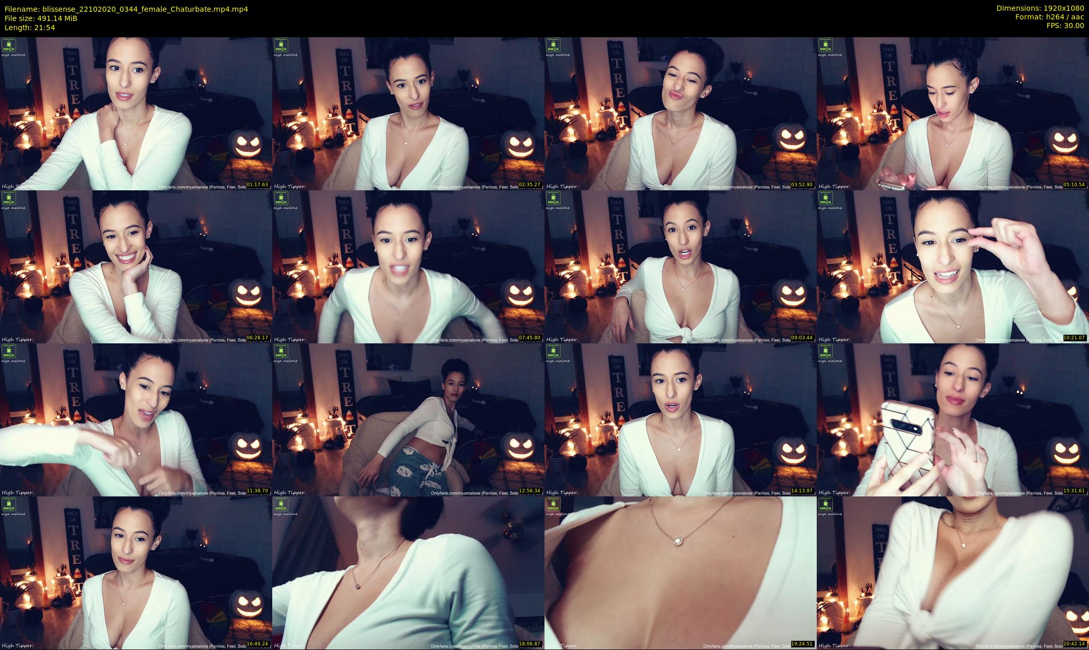 blissense — 22 minute Chaturbate female cam show recording, 1080p, Oct 22, 2020