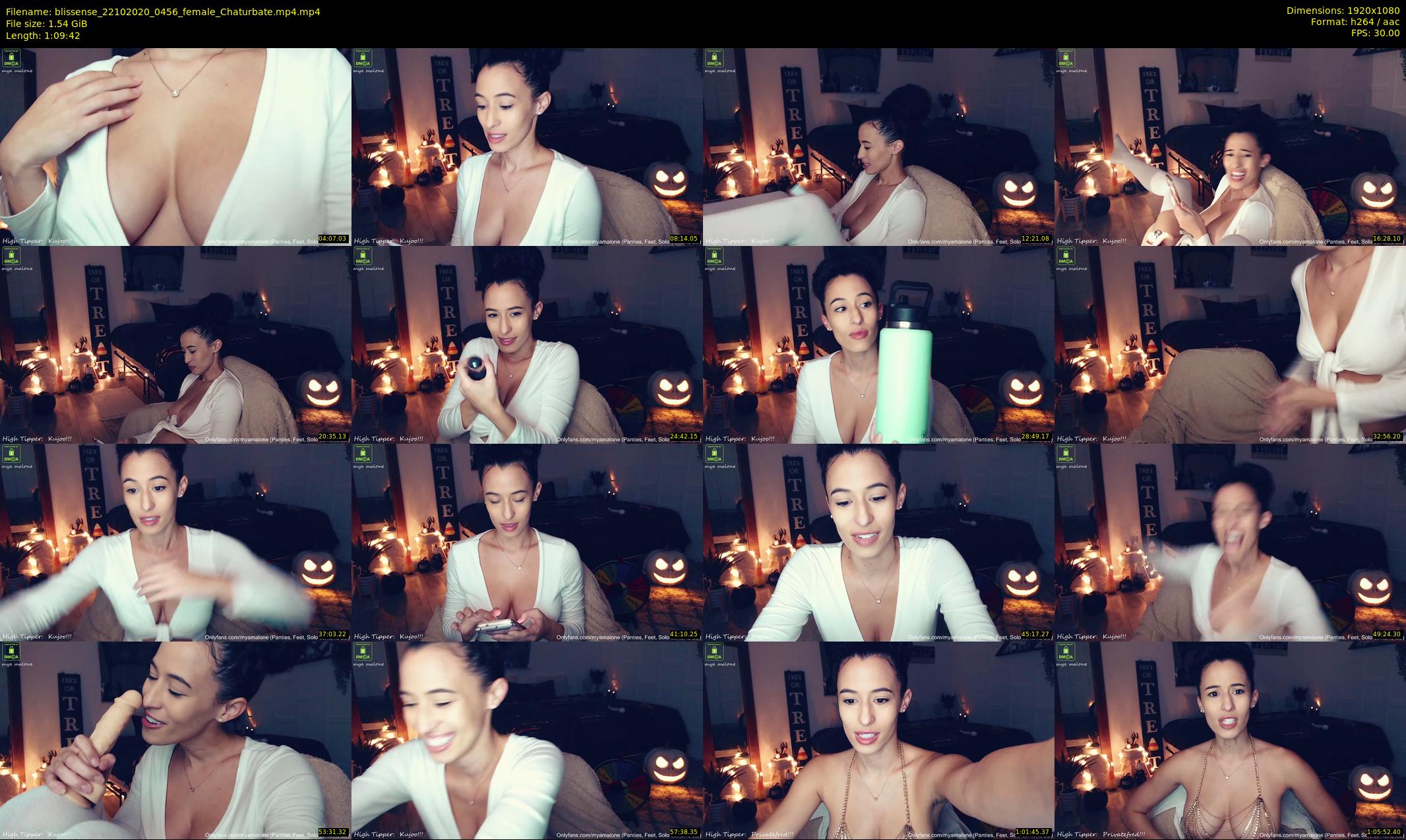 blissense — 70 minute Chaturbate female cam show recording, 1080p, Oct 22, 2020