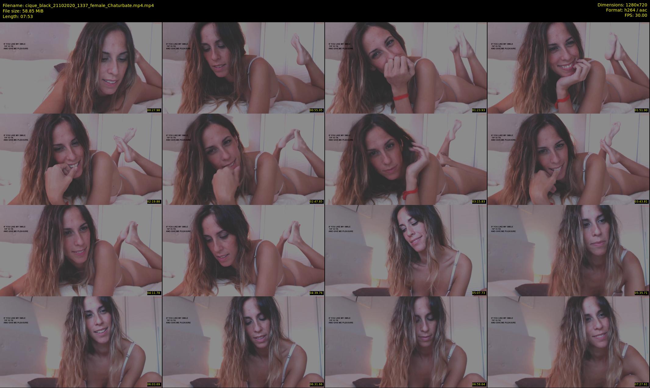 cique_black — 8 minute Chaturbate female cam show recording, 720p, Oct 21, 2020