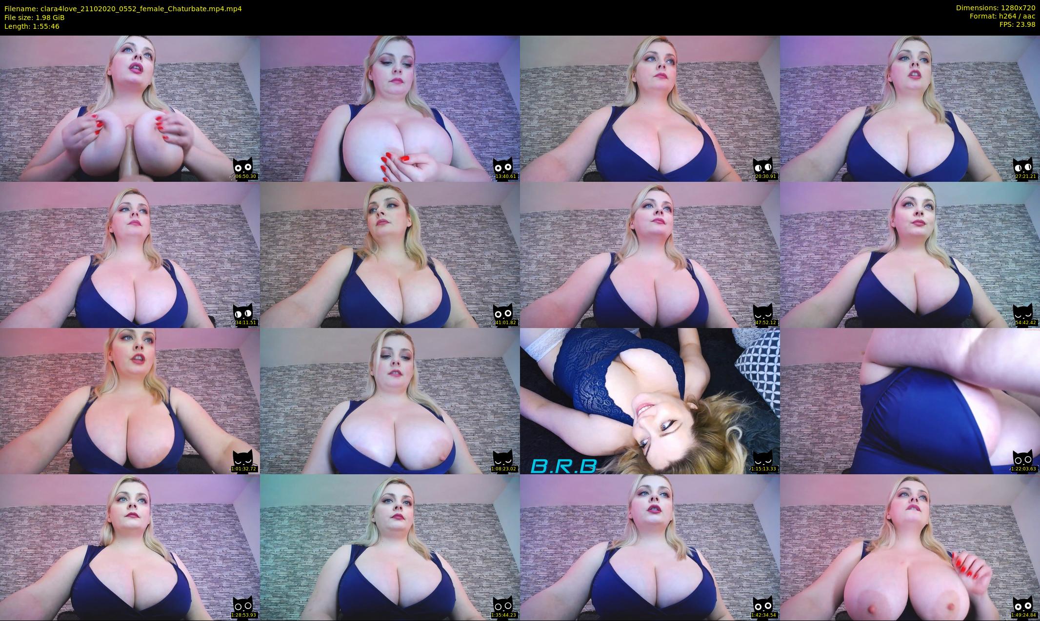 clara4love — 116 minute Chaturbate female cam show recording, 720p, Oct 21, 2020