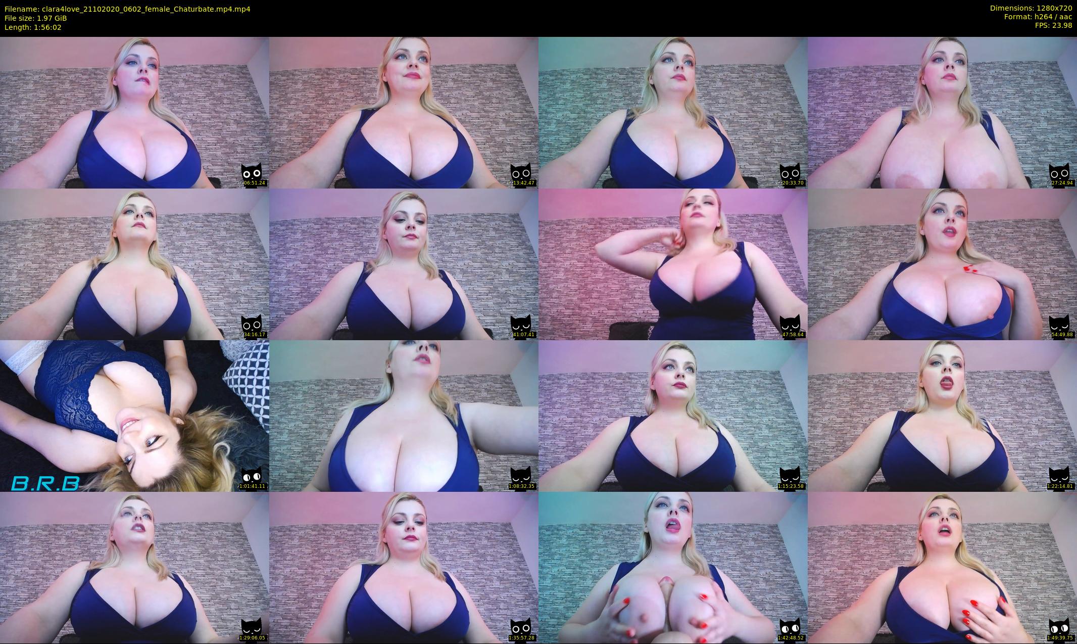 clara4love — 117 minute Chaturbate female cam show recording, 720p, Oct 21, 2020
