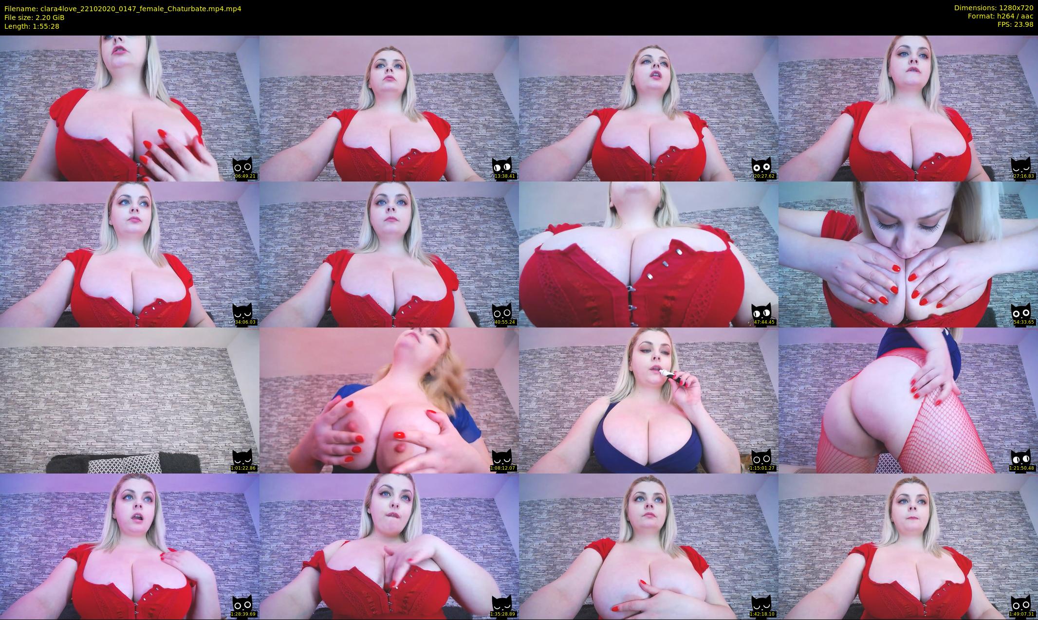 clara4love — 116 minute Chaturbate female cam show recording, 720p, Oct 22, 2020