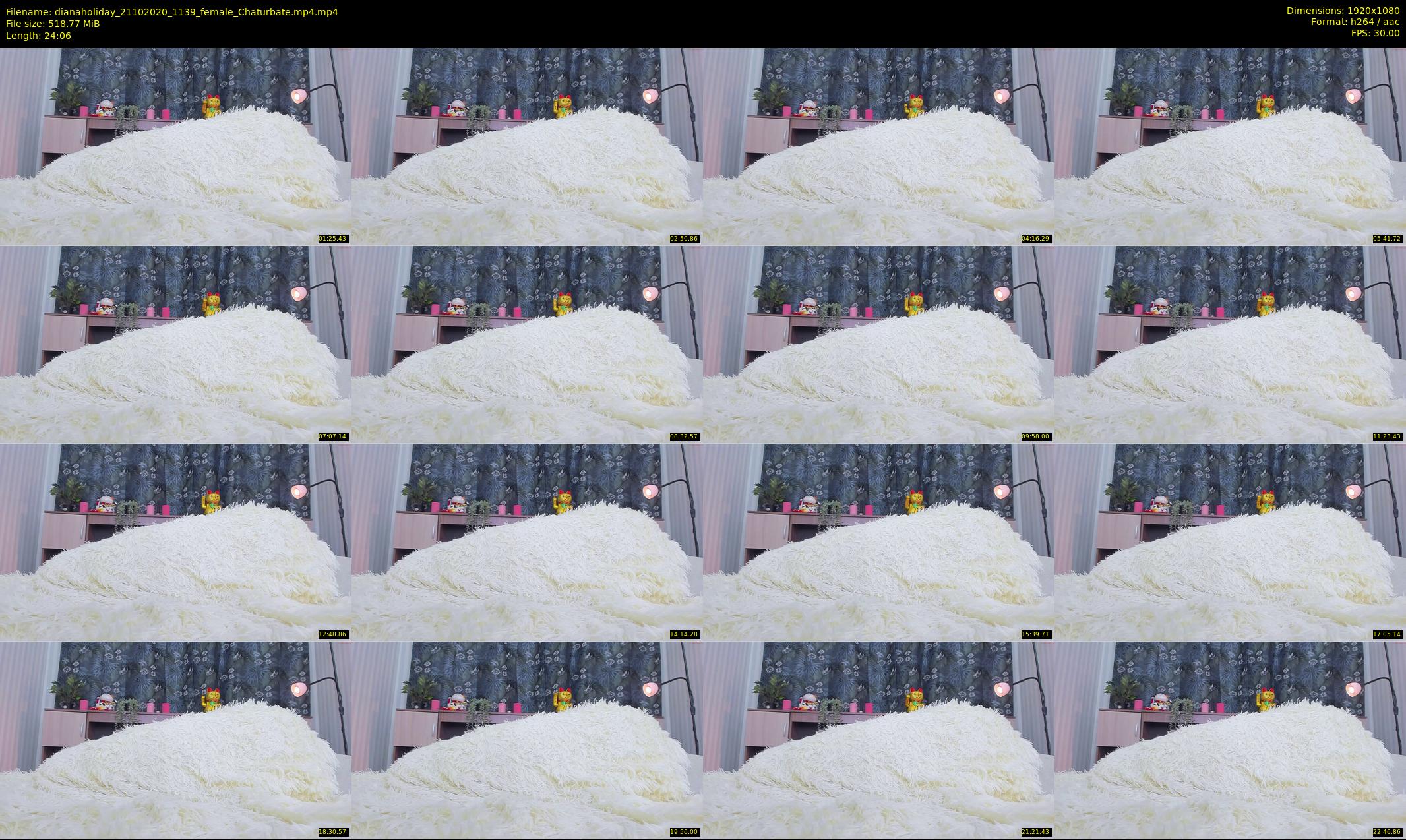 dianaholiday — 25 minute Chaturbate female cam show recording, 1080p, Oct 21, 2020