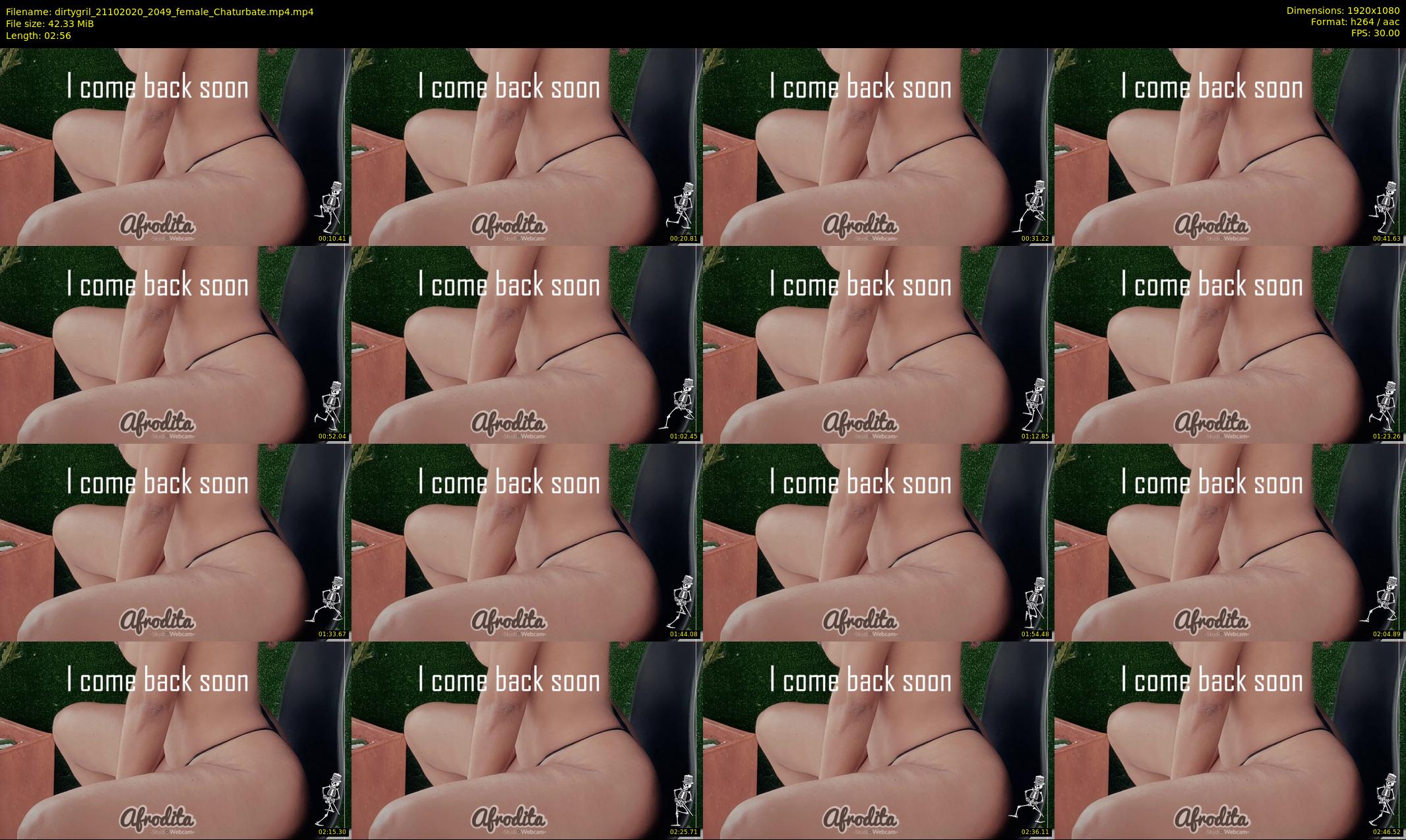dirtygril — 3 minute Chaturbate female cam show recording, 1080p, Oct 21, 2020