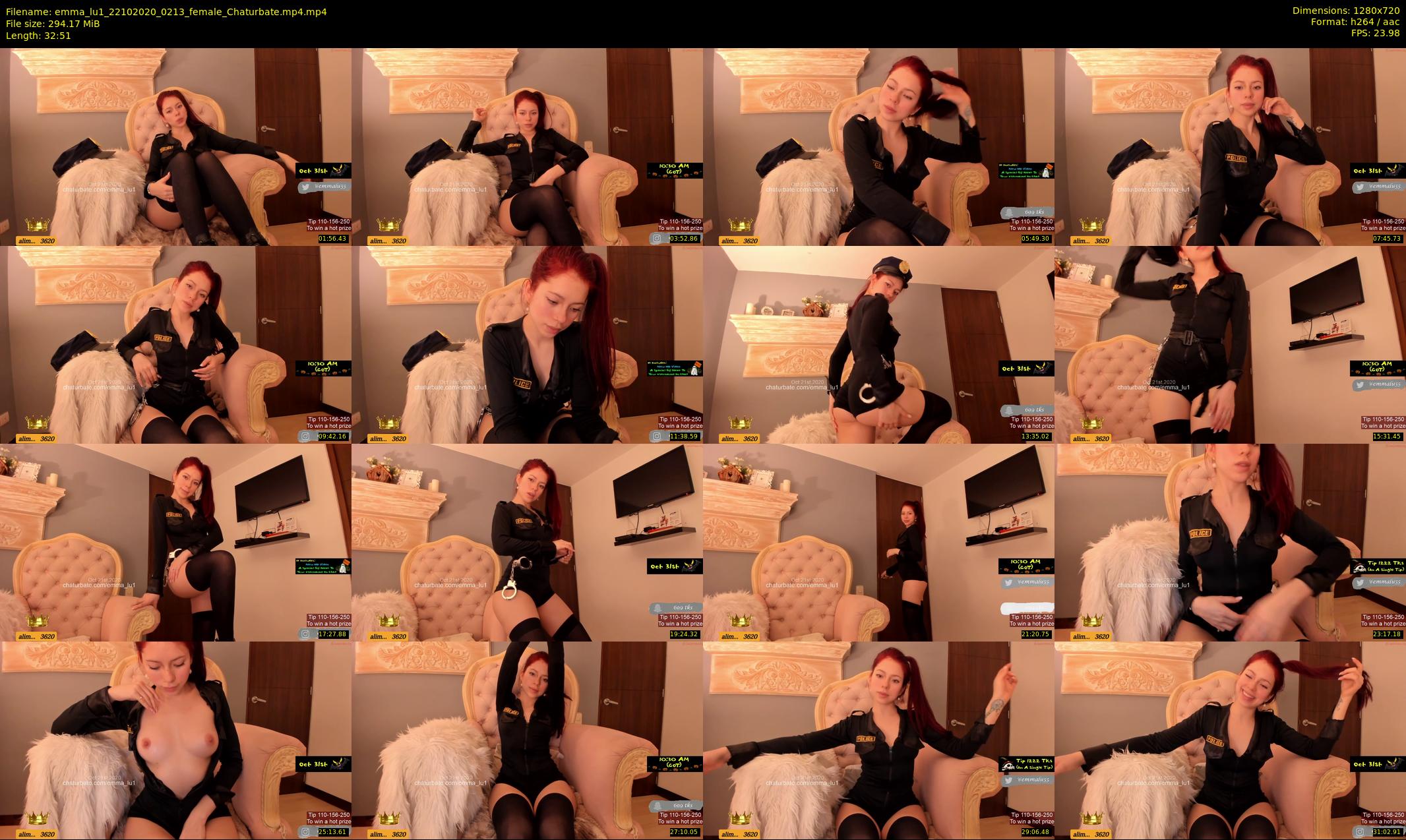 emma_lu1 — 33 minute Chaturbate female cam show recording, 720p, Oct 22, 2020