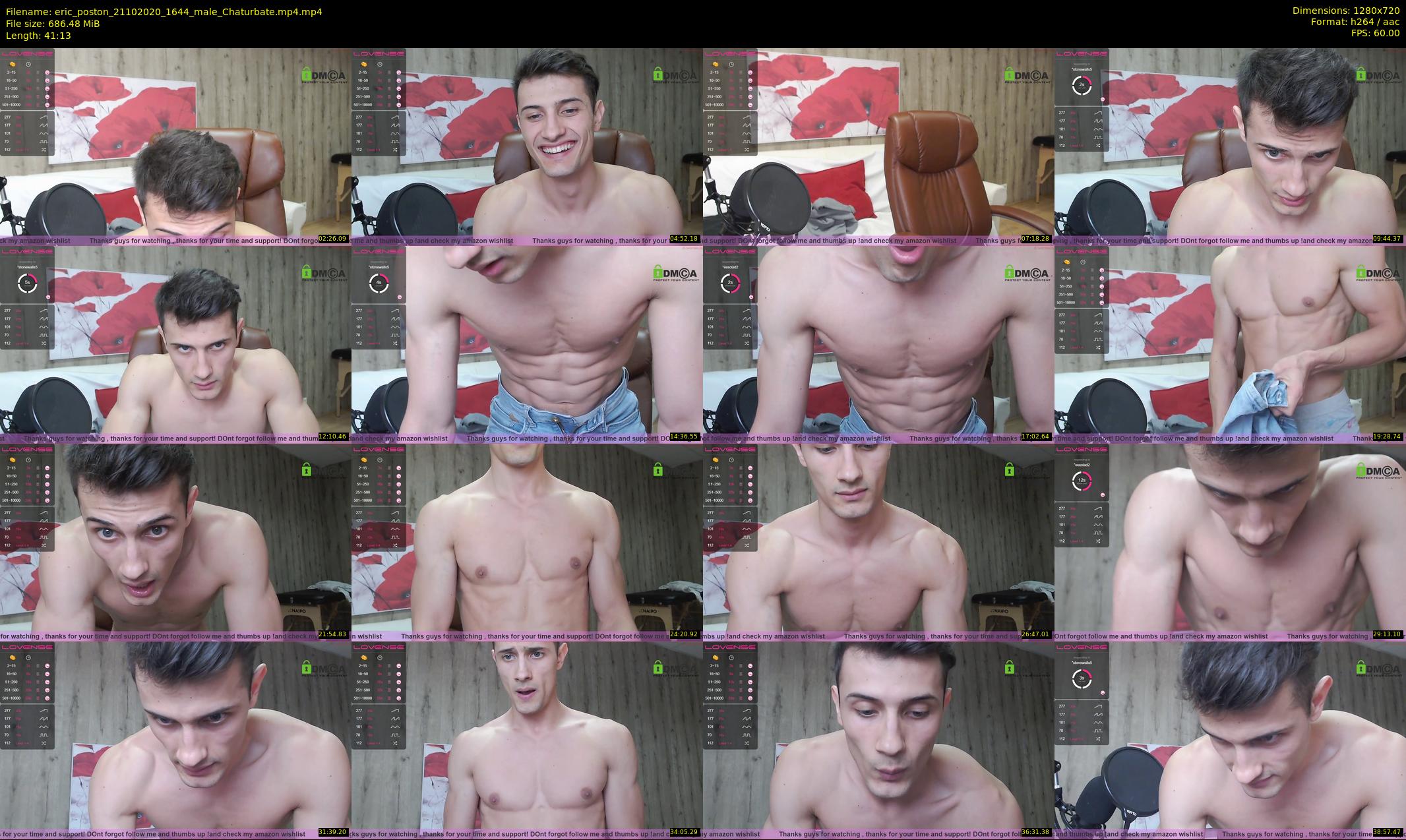 eric_poston — 42 minute Chaturbate male cam show recording, 720p, Oct 21, 2020