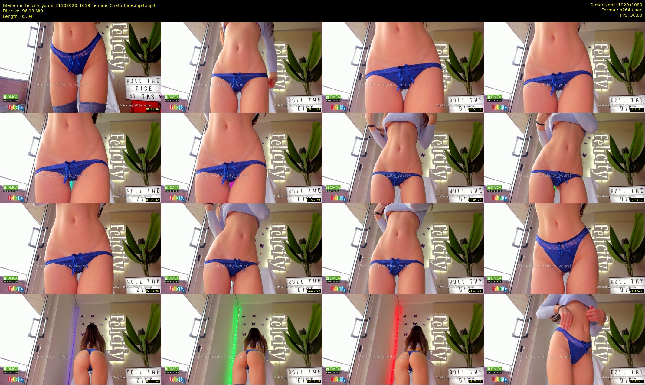felicity_yours — 6 minute Chaturbate female cam show recording, 1080p, Oct 21, 2020