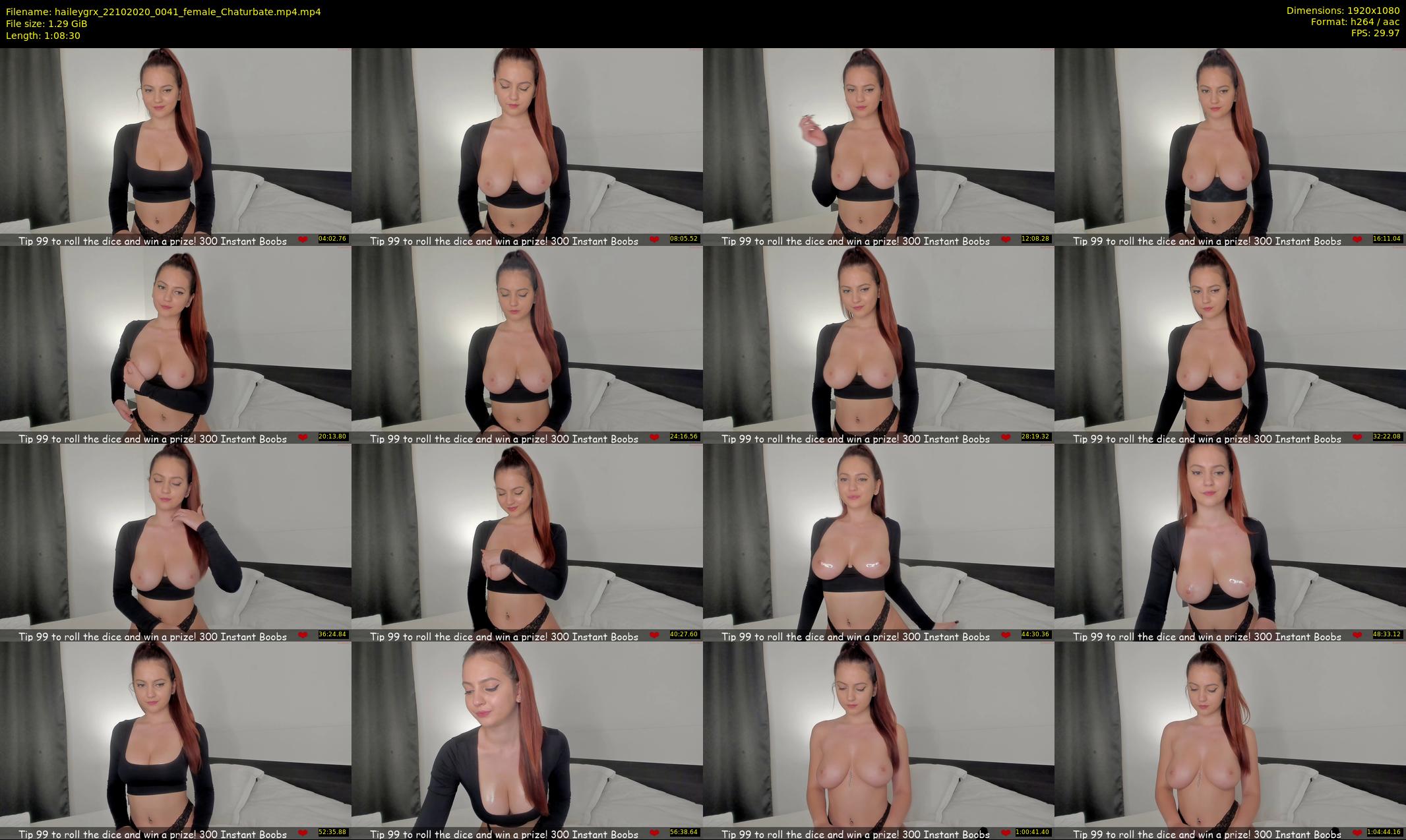 haileygrx — 69 minute Chaturbate female cam show recording, 1080p, Oct 22, 2020