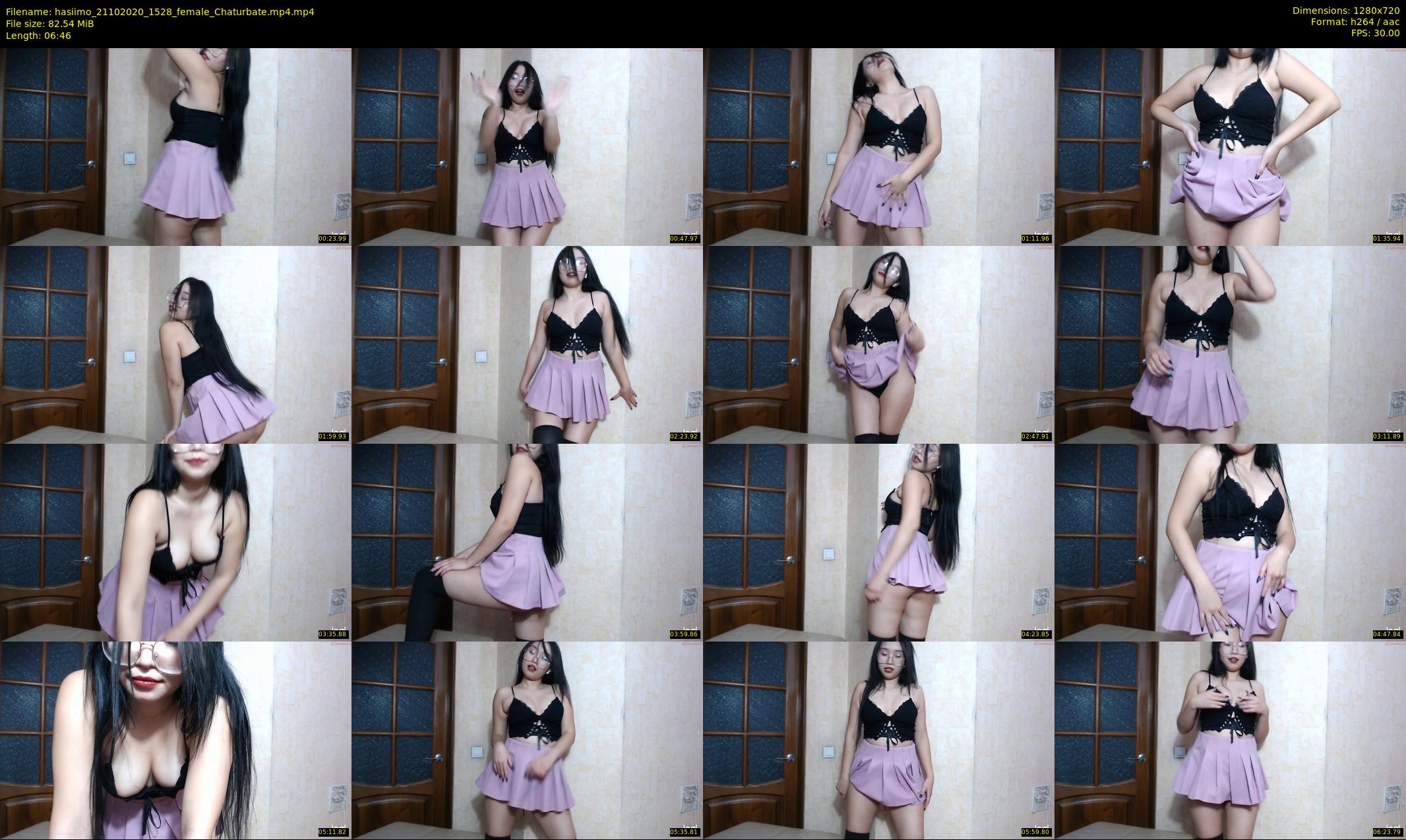 hasiimo — 7 minute Chaturbate female cam show recording, 720p, Oct 21, 2020