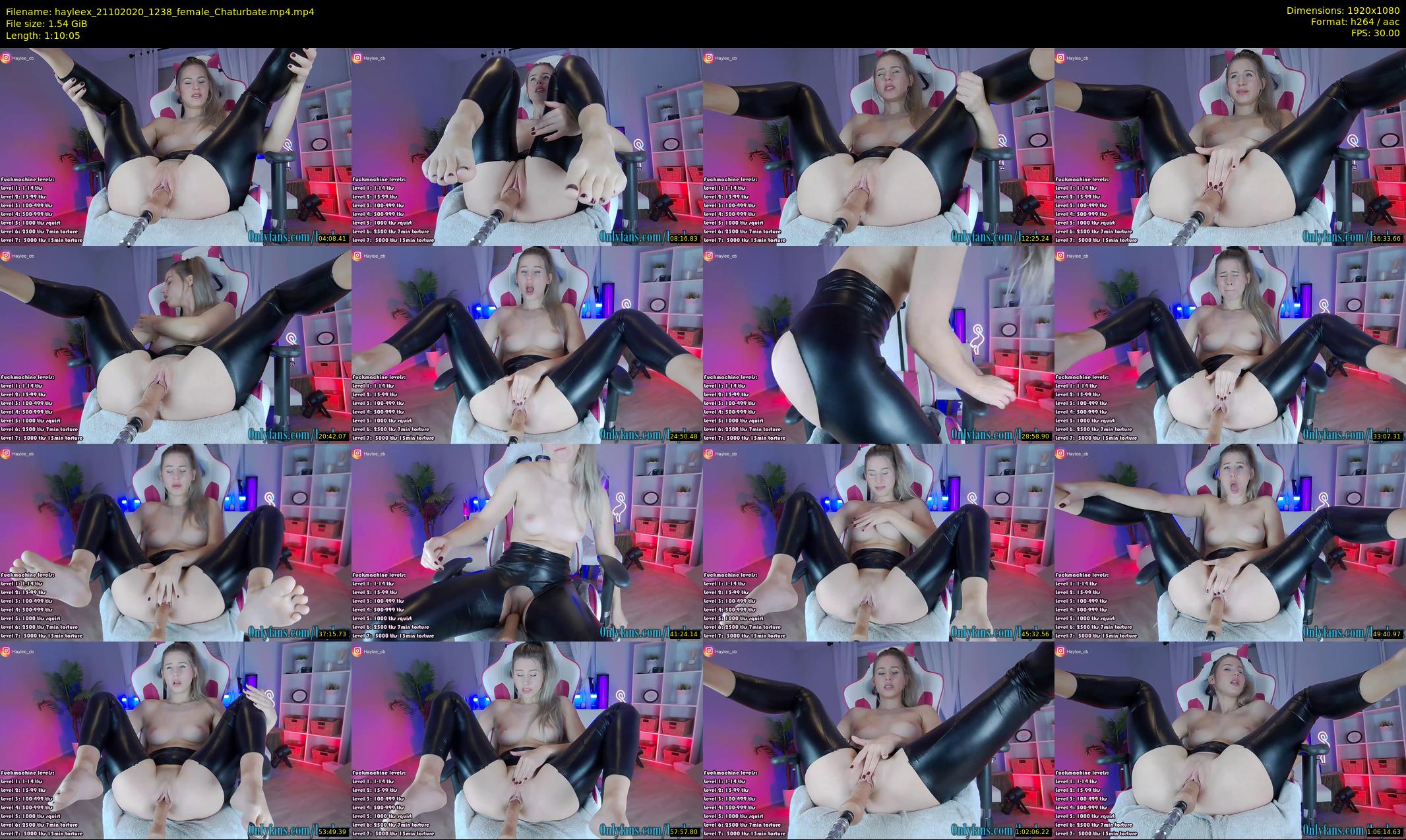 hayleex — 71 minute Chaturbate female cam show recording, 1080p, Oct 21, 2020
