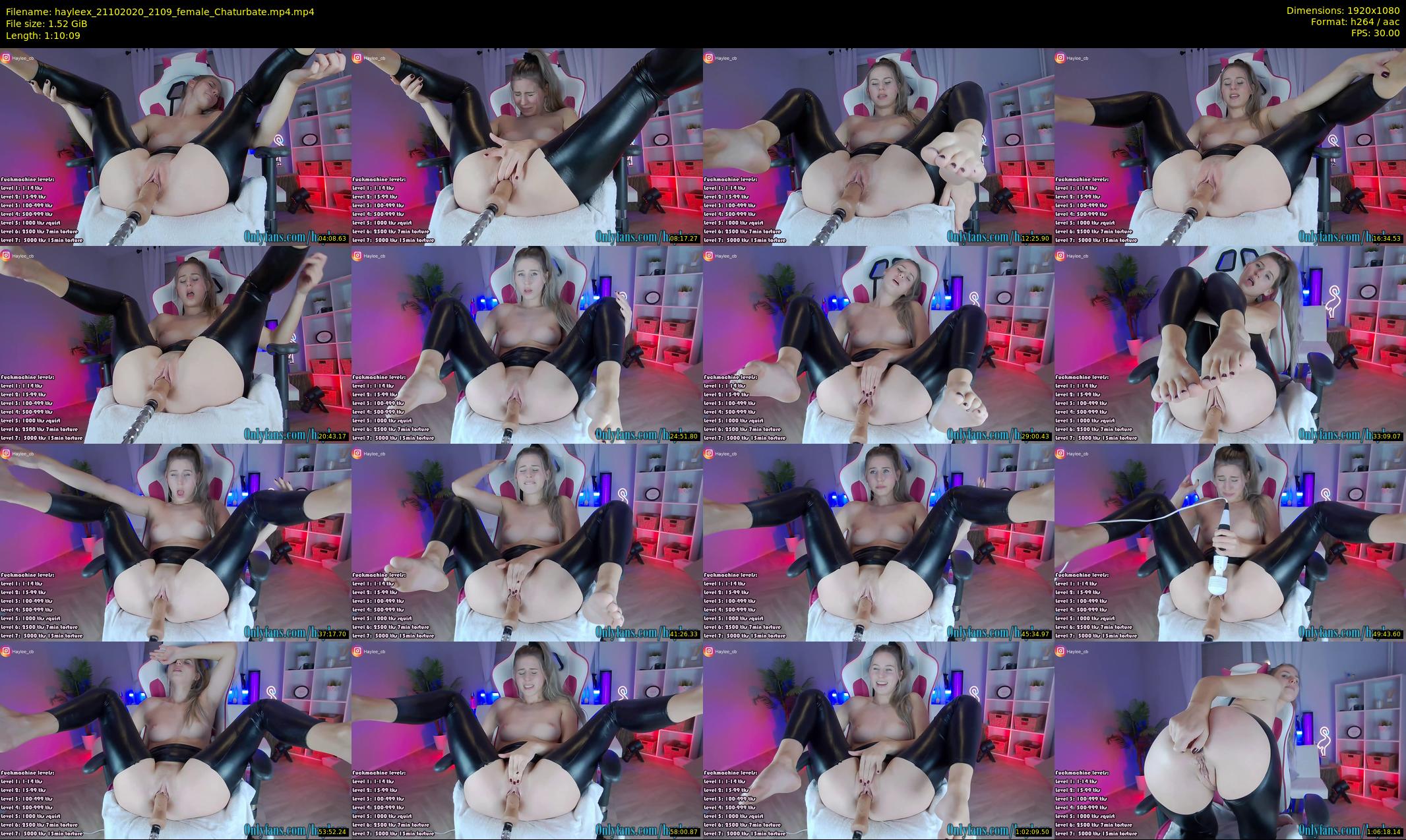 hayleex — 71 minute Chaturbate female cam show recording, 1080p, Oct 21, 2020