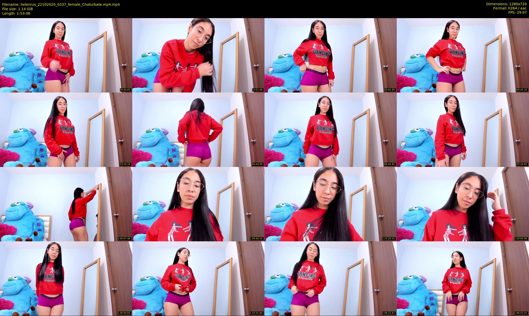 helenrus — 114 minute Chaturbate female cam show recording, 720p, Oct 22, 2020