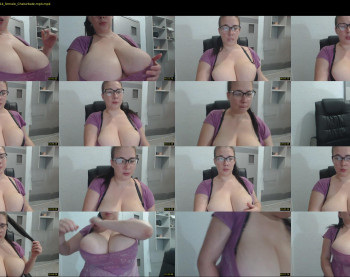 hugge_tits — 46 minute Chaturbate female cam show recording, 720p, Oct 21, 2020