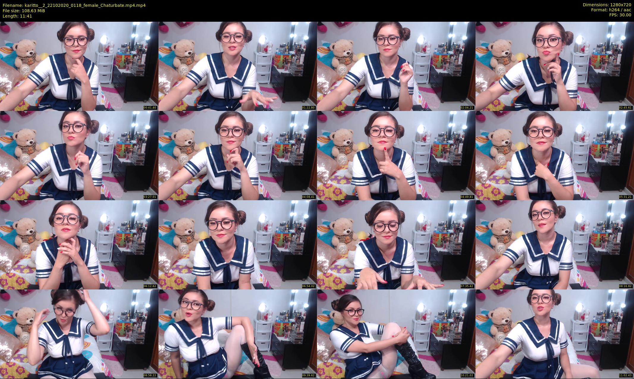karitto__2 — 12 minute Chaturbate female cam show recording, 720p, Oct 22, 2020