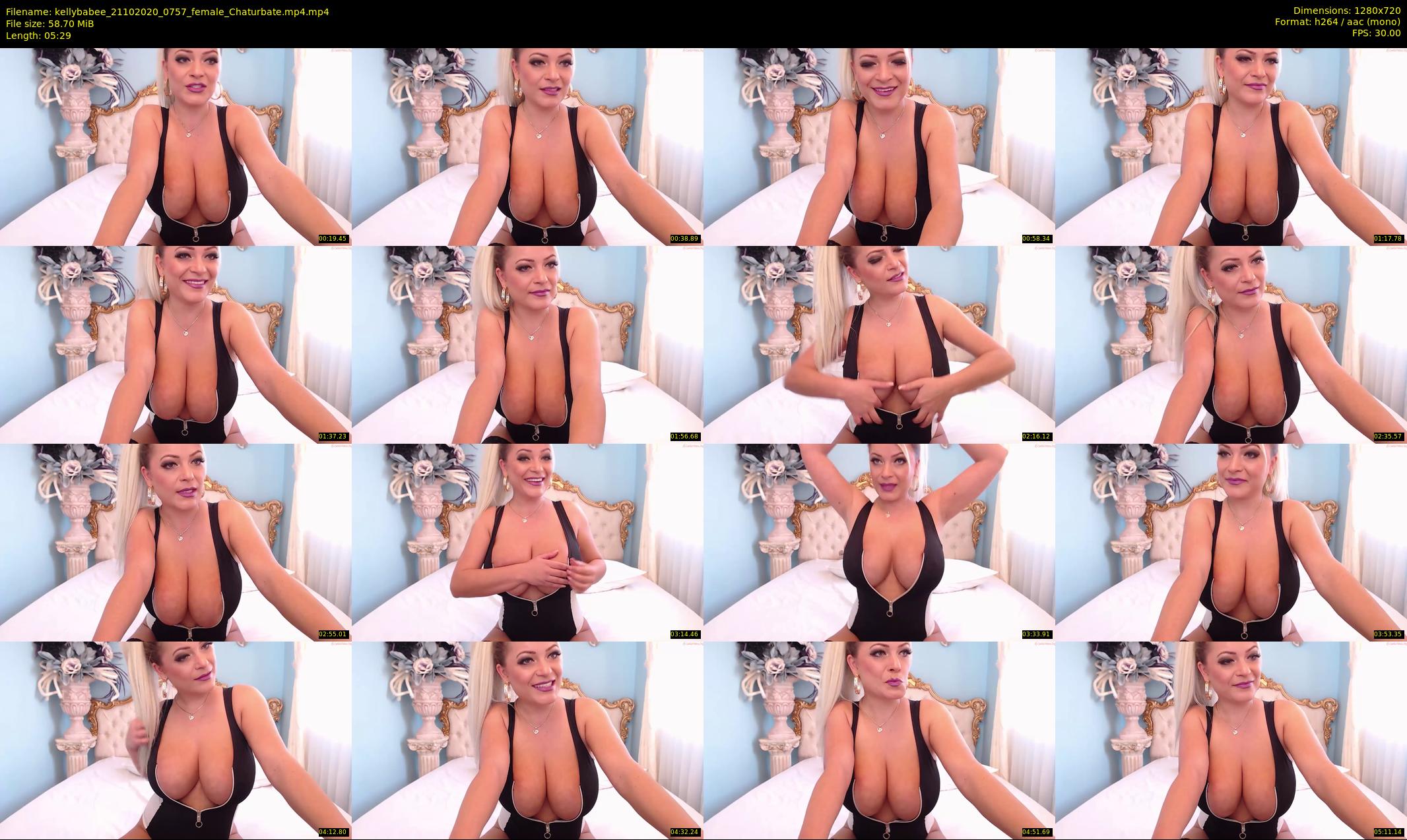kellybabee — 6 minute Chaturbate female cam show recording, 720p, Oct 21, 2020