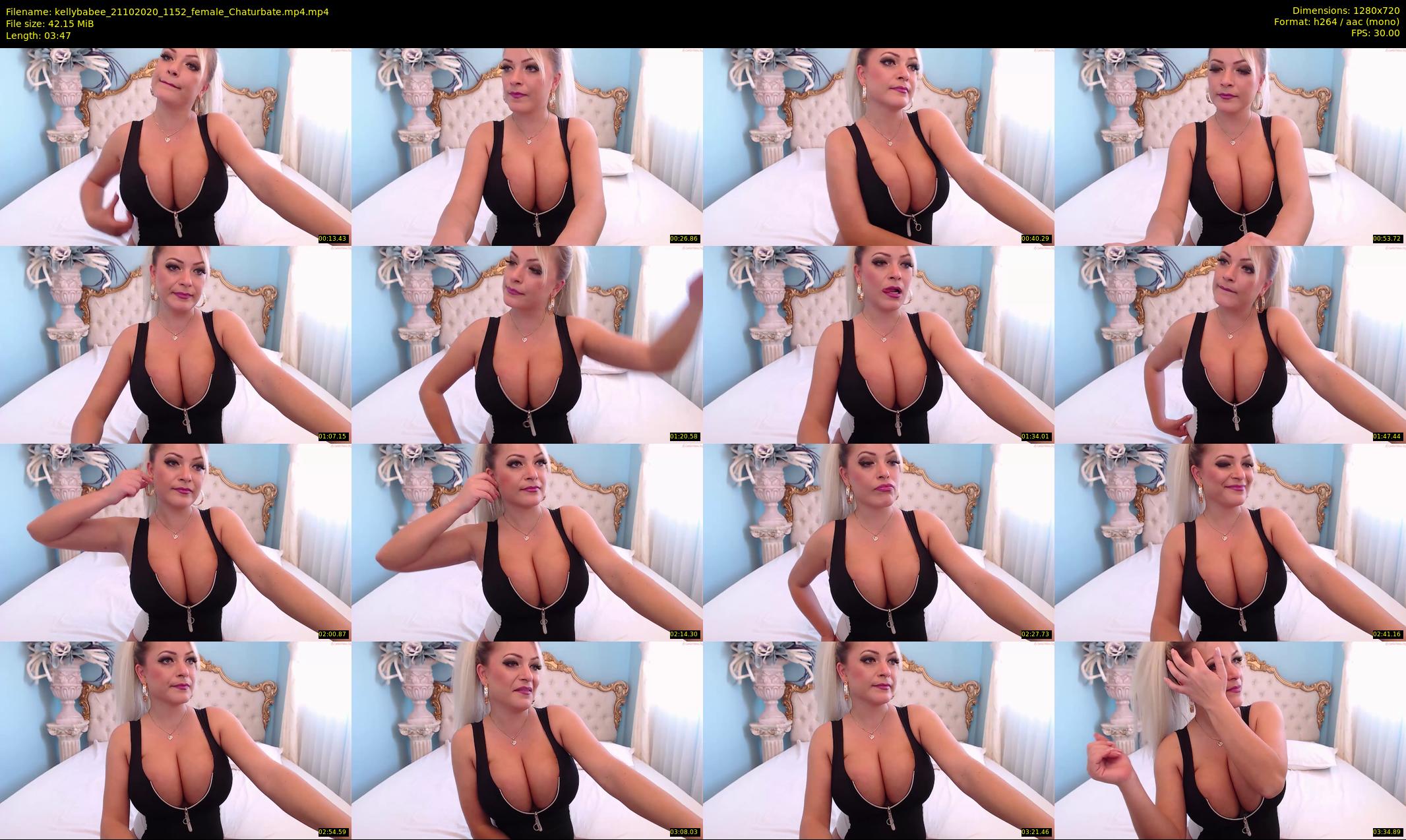 kellybabee — 4 minute Chaturbate female cam show recording, 720p, Oct 21, 2020