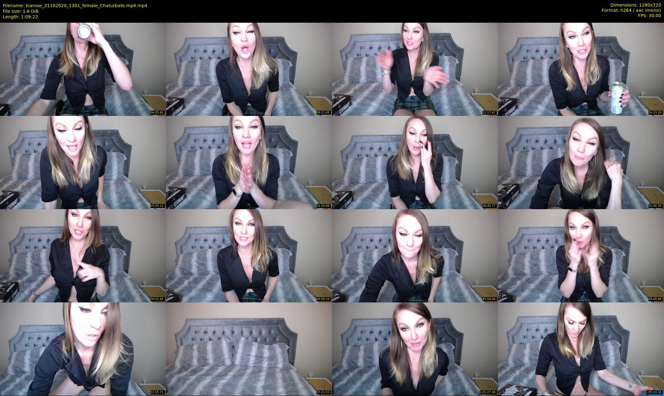 kiarose — 70 minute Chaturbate female cam show recording, 720p, Oct 21, 2020