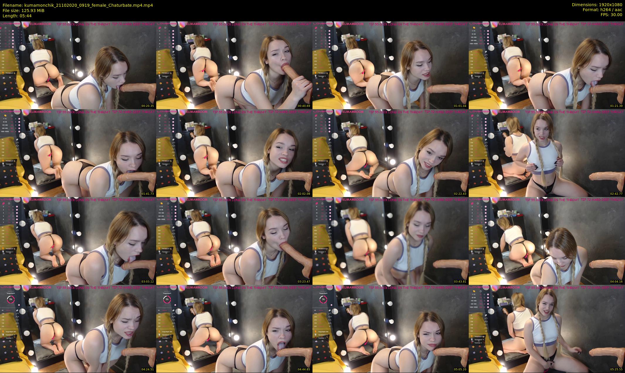 kumamonchik — 6 minute Chaturbate couple cam show recording, 1080p, Oct 21, 2020
