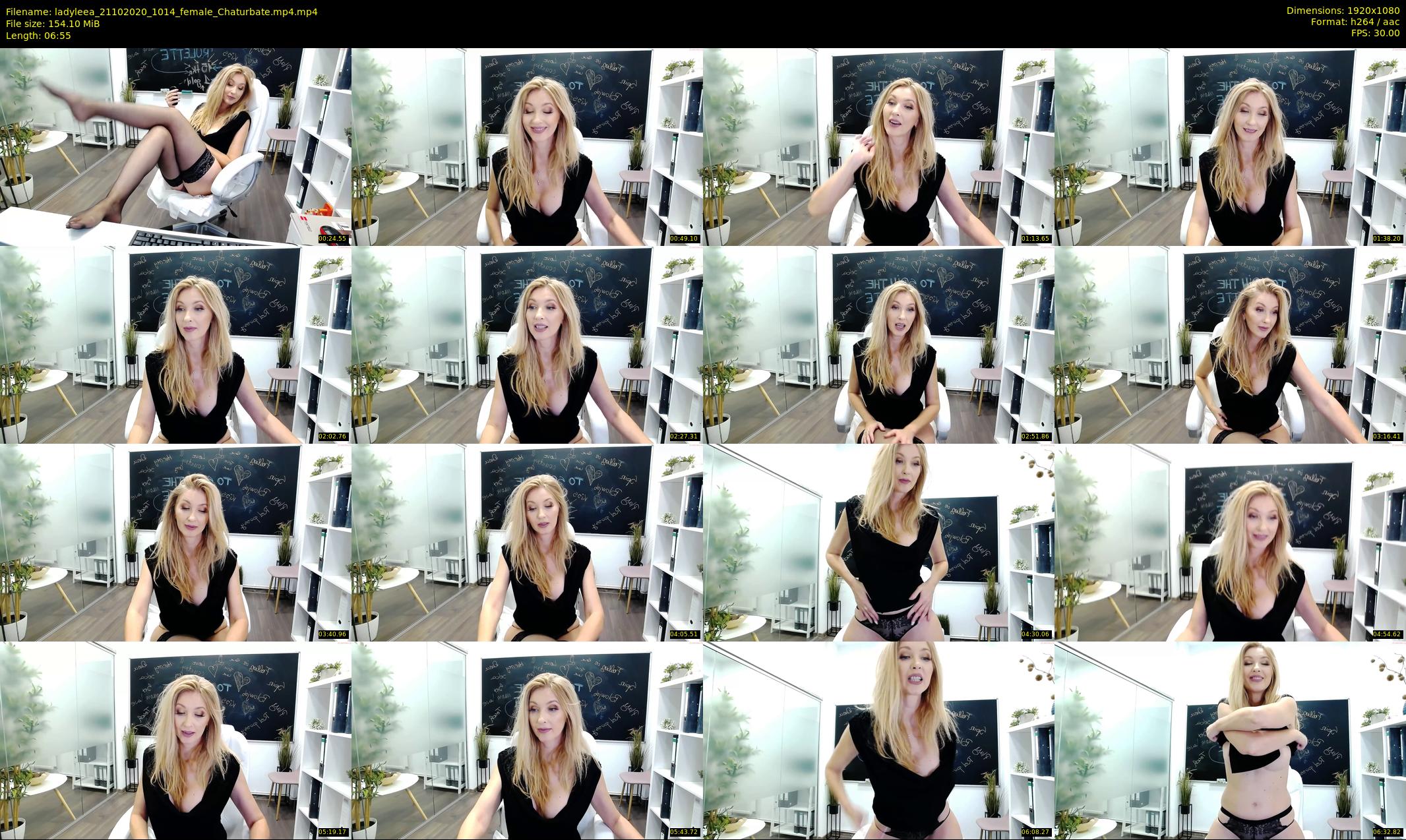 ladyleea — 7 minute Chaturbate female cam show recording, 1080p, Oct 21, 2020