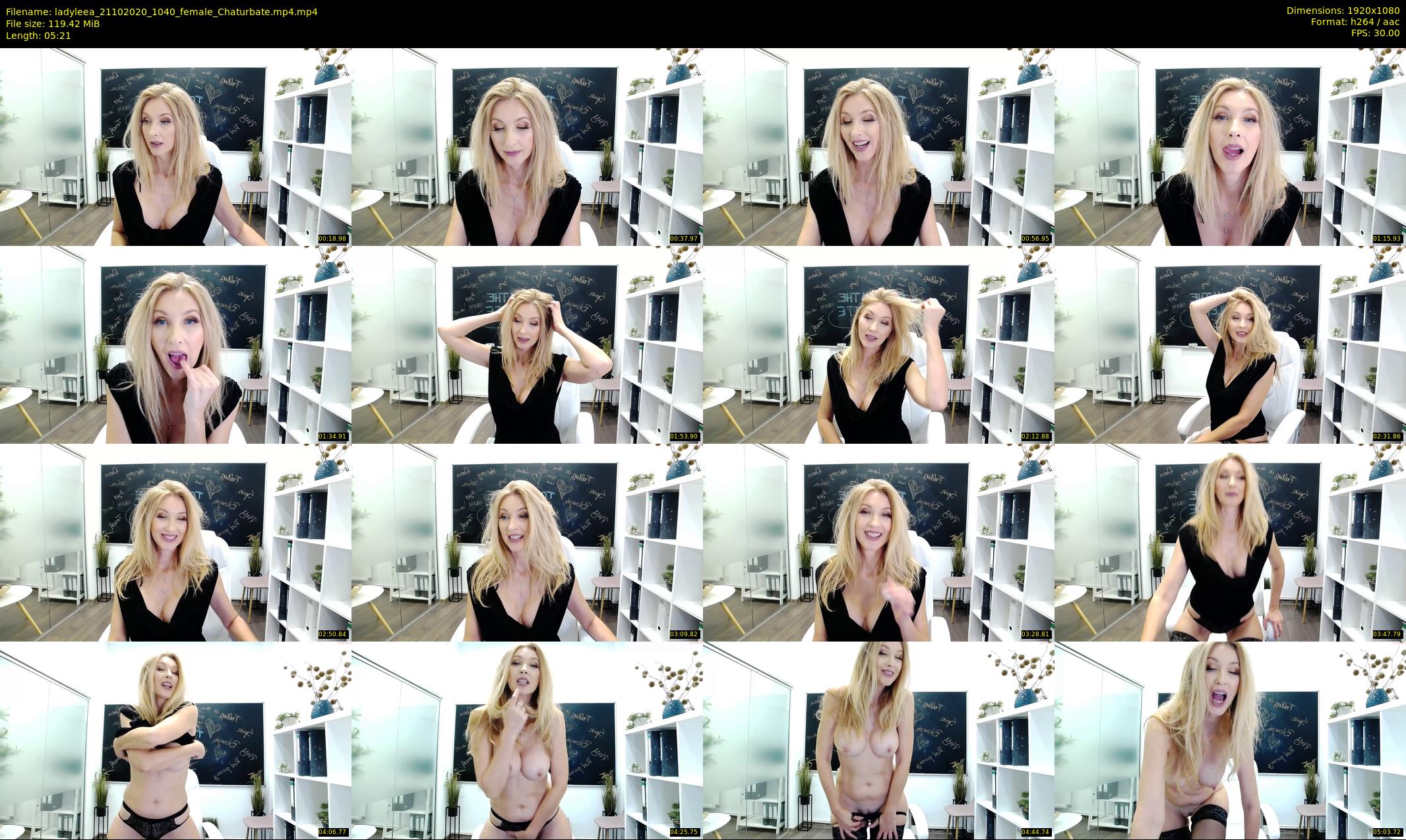 ladyleea — 6 minute Chaturbate female cam show recording, 1080p, Oct 21, 2020