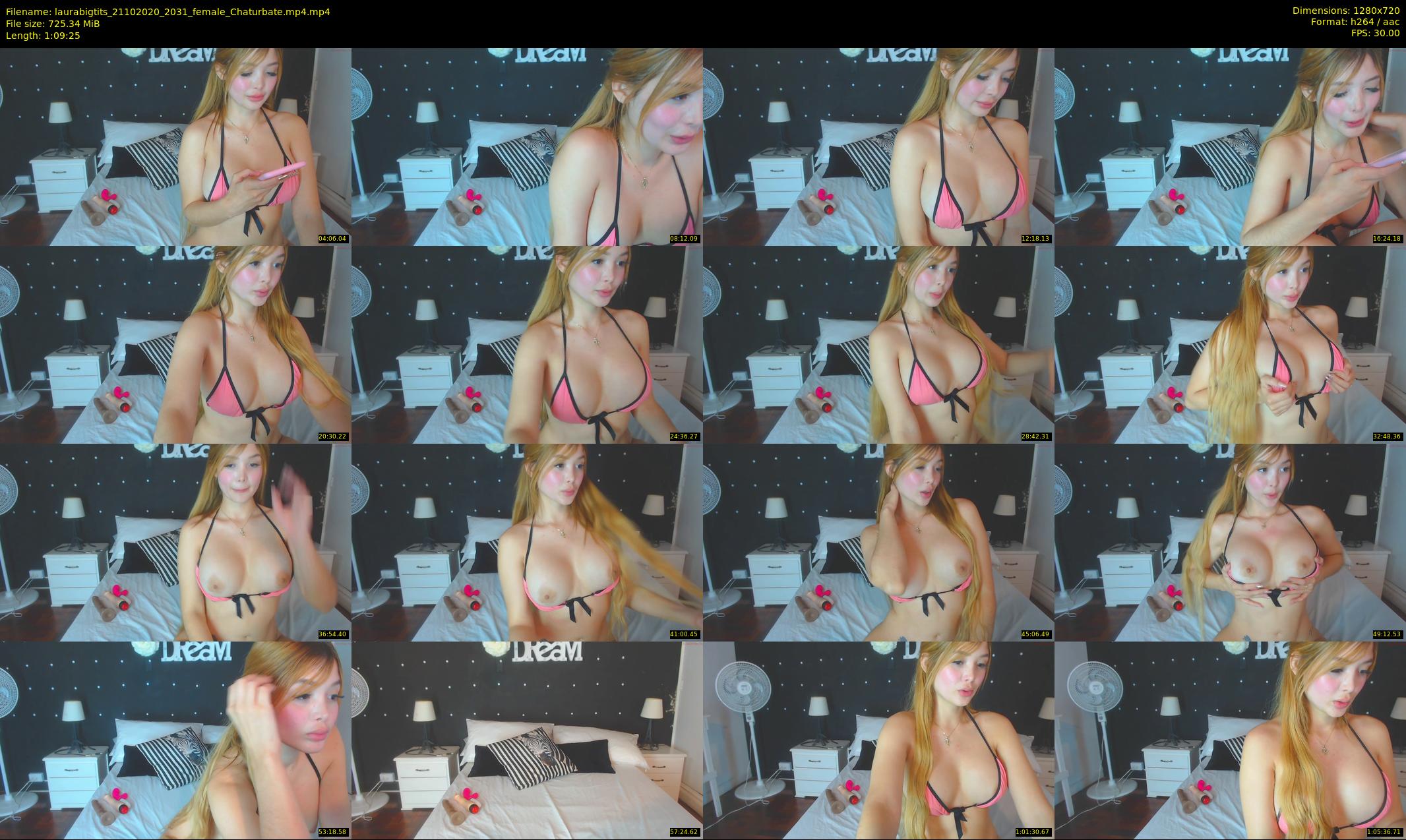 laurabigtits — 70 minute Chaturbate female cam show recording, 720p, Oct 21, 2020