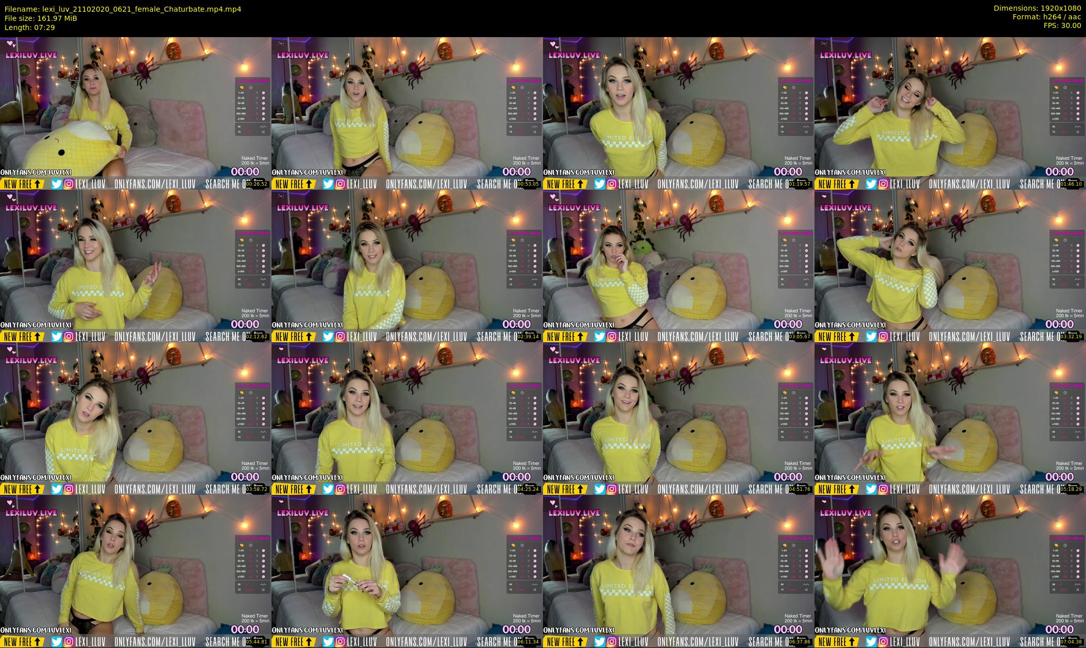 lexi_luv — 8 minute Chaturbate female cam show recording, 1080p, Oct 21, 2020