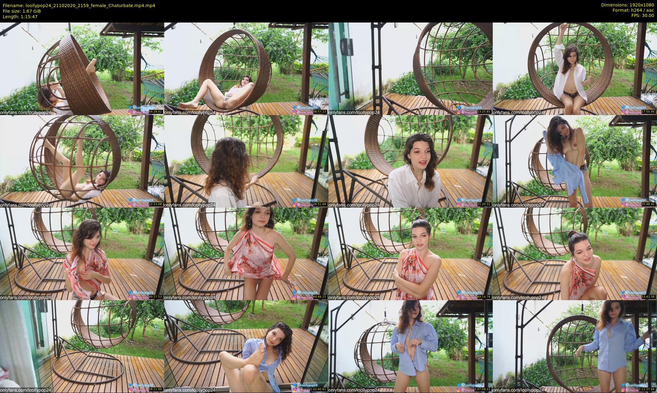 loollypop24 — 76 minute Chaturbate female cam show recording, 1080p, Oct 21, 2020