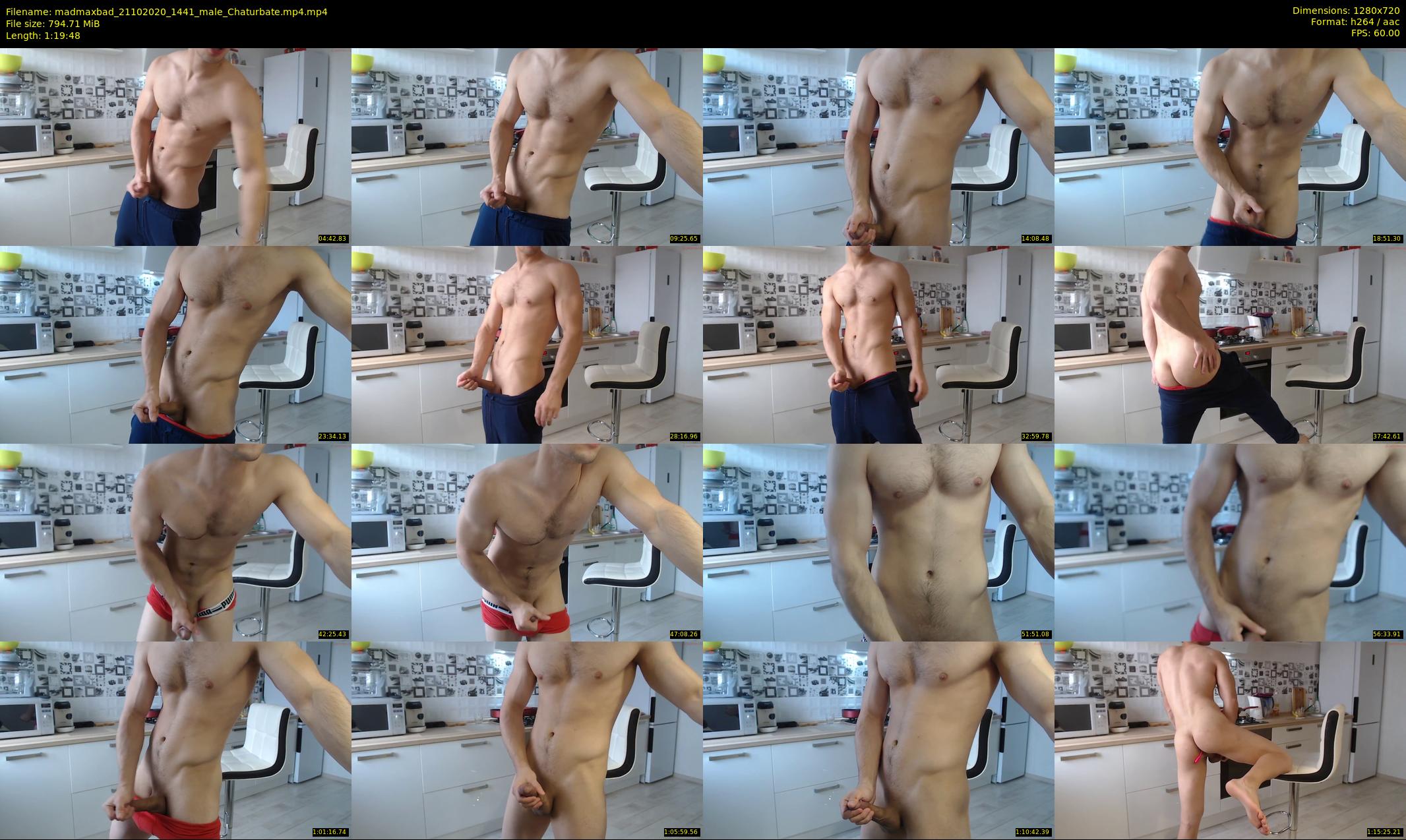 madmaxbad — 80 minute Chaturbate male cam show recording, 720p, Oct 21, 2020