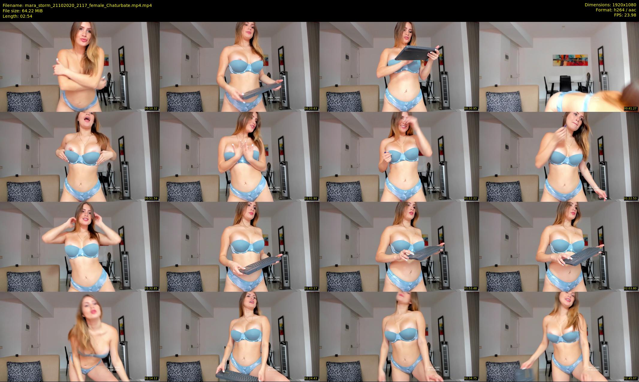 mara_storm — 3 minute Chaturbate female cam show recording, 1080p, Oct 21, 2020