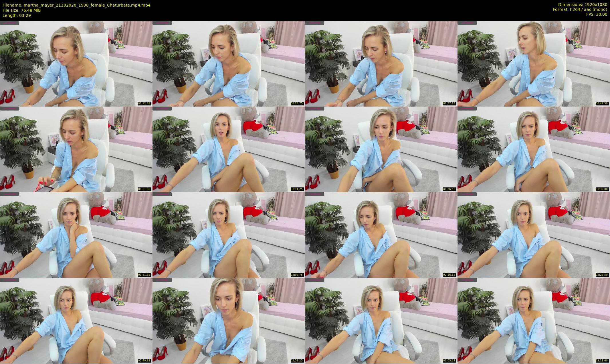 martha_mayer — 4 minute Chaturbate female cam show recording, 1080p, Oct 21, 2020